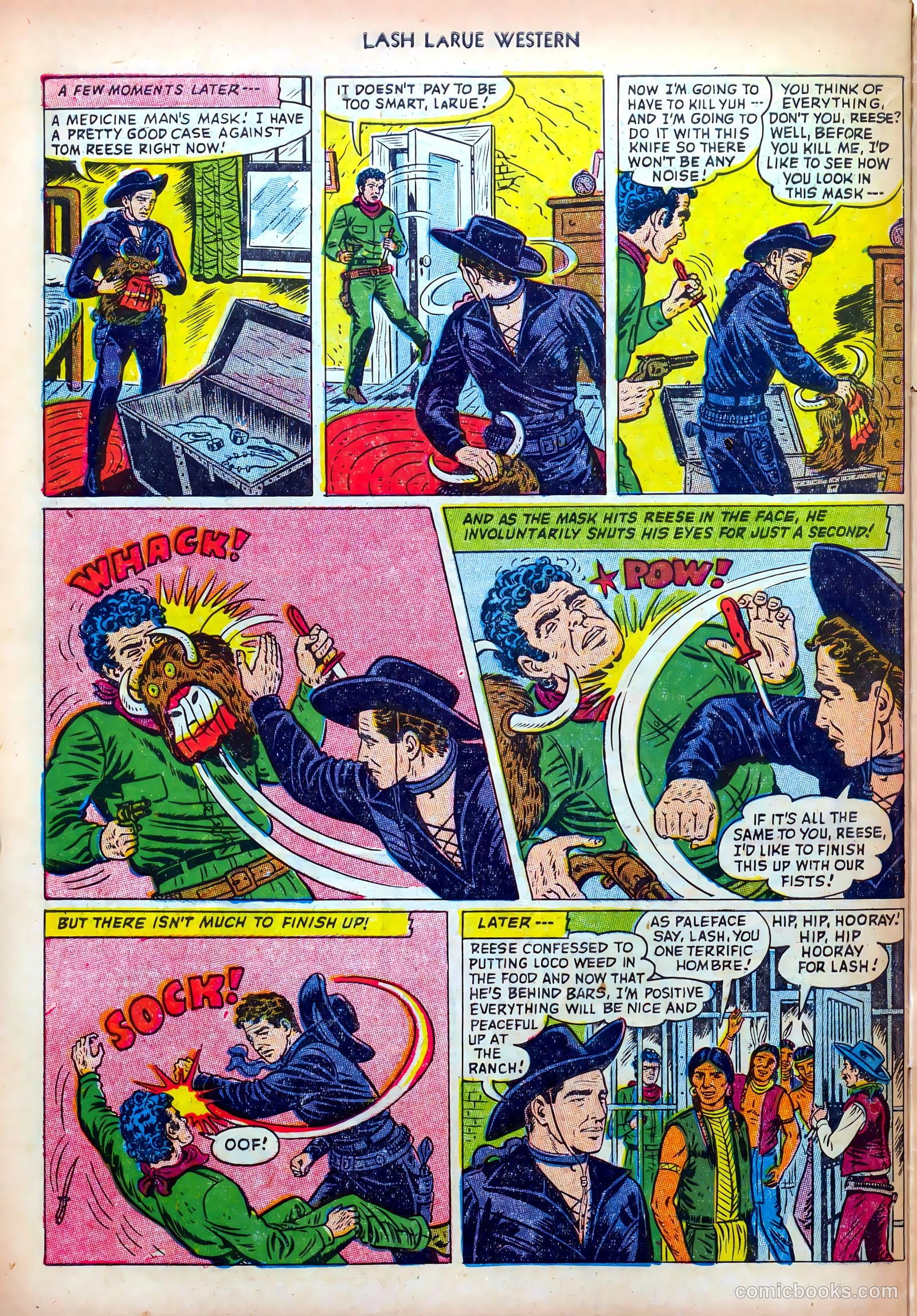 Lash LaRue Western #36 — page 34 of 36