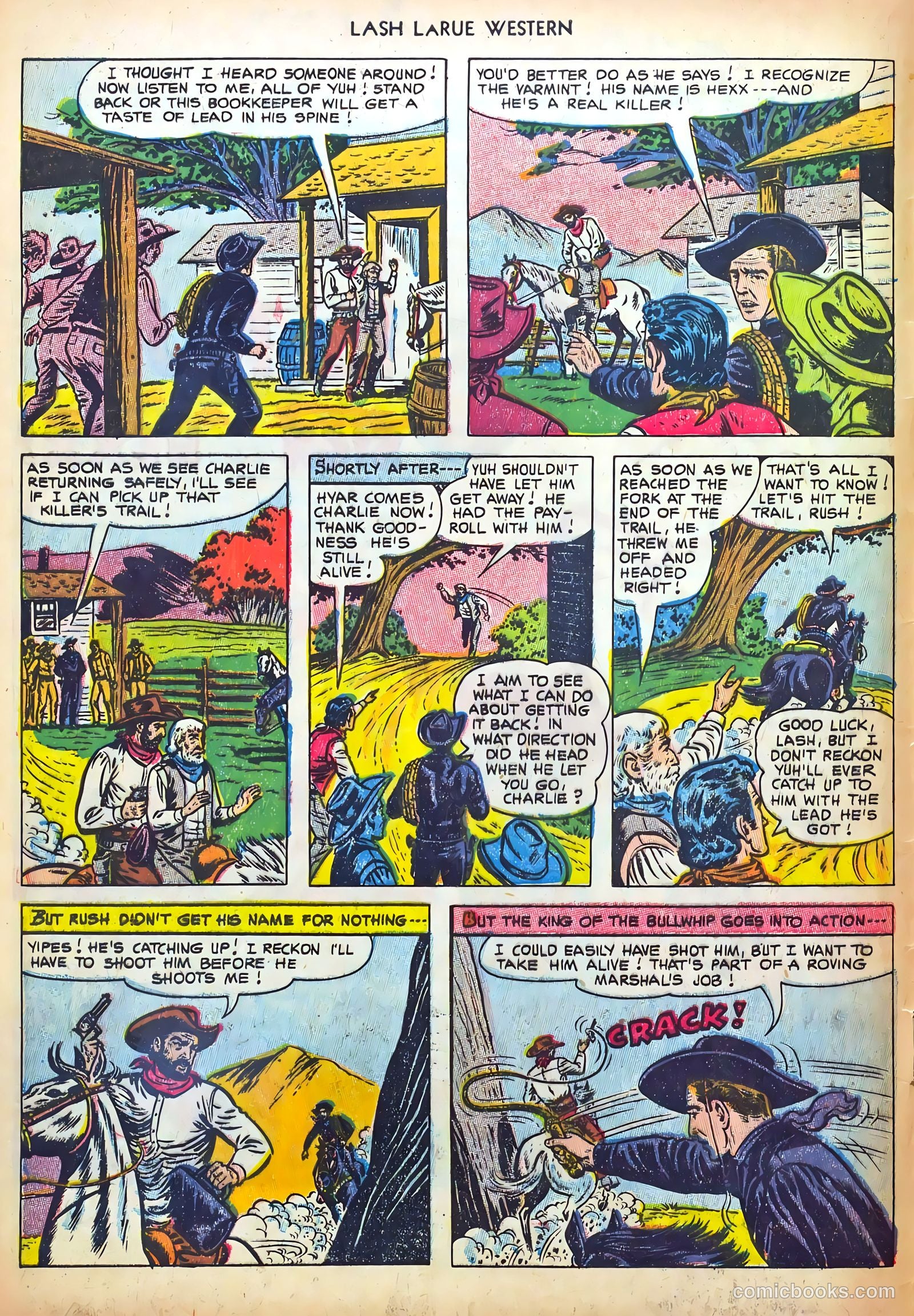 Lash LaRue Western #37 — page 4 of 36