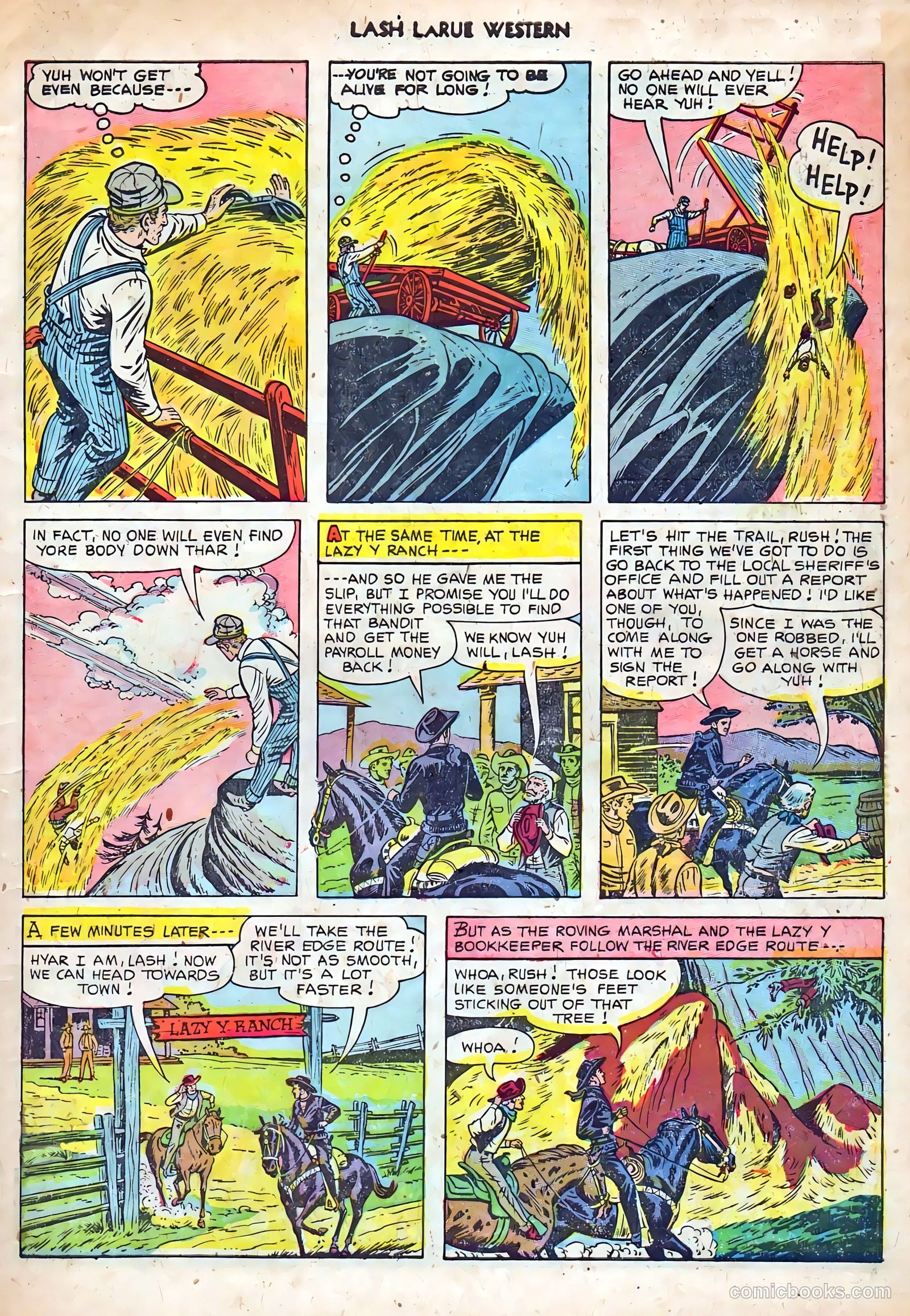 Lash LaRue Western #37 — page 7 of 36