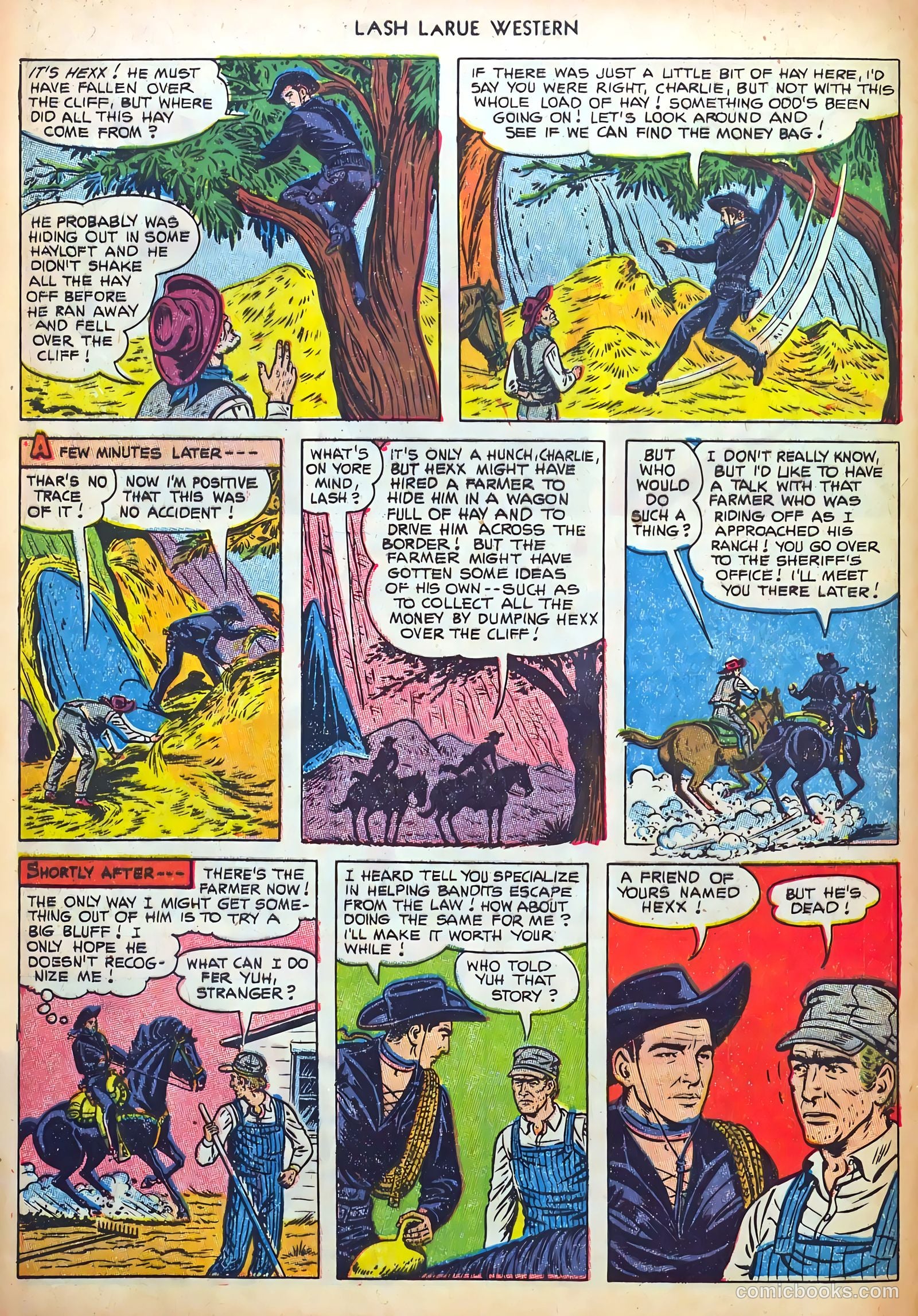Lash LaRue Western #37 — page 8 of 36