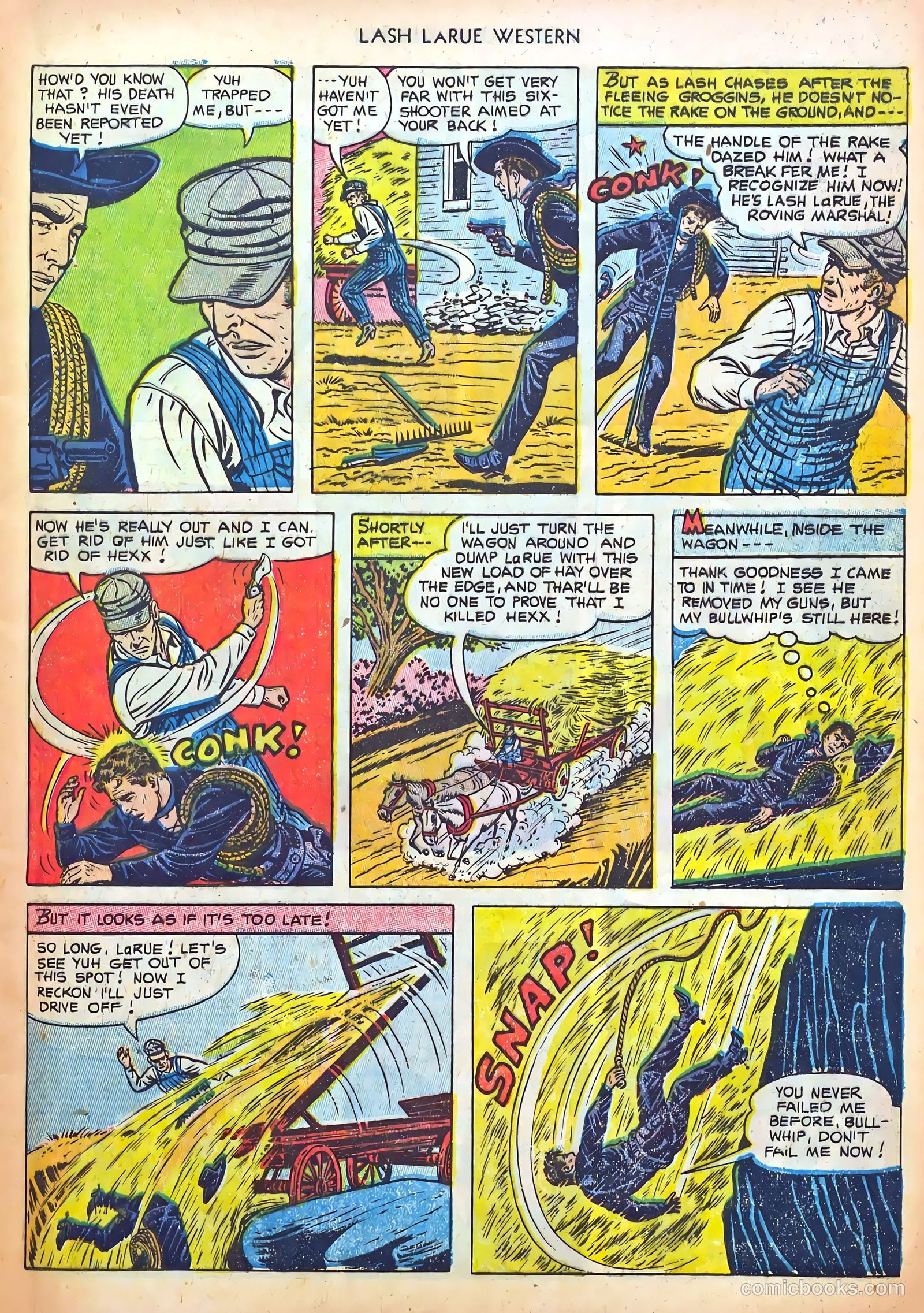 Lash LaRue Western #37 — page 9 of 36