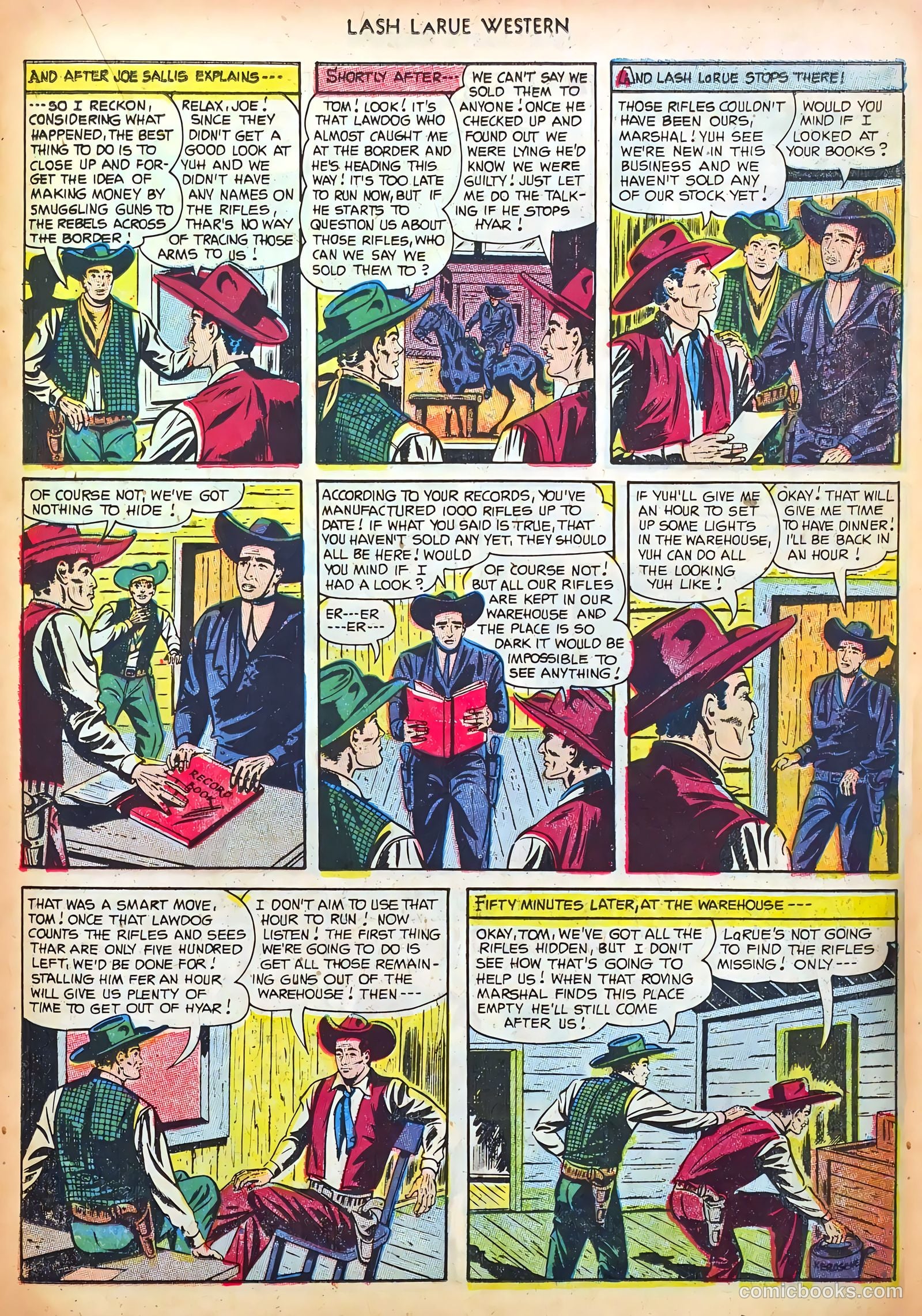 Lash LaRue Western #37 — page 15 of 36