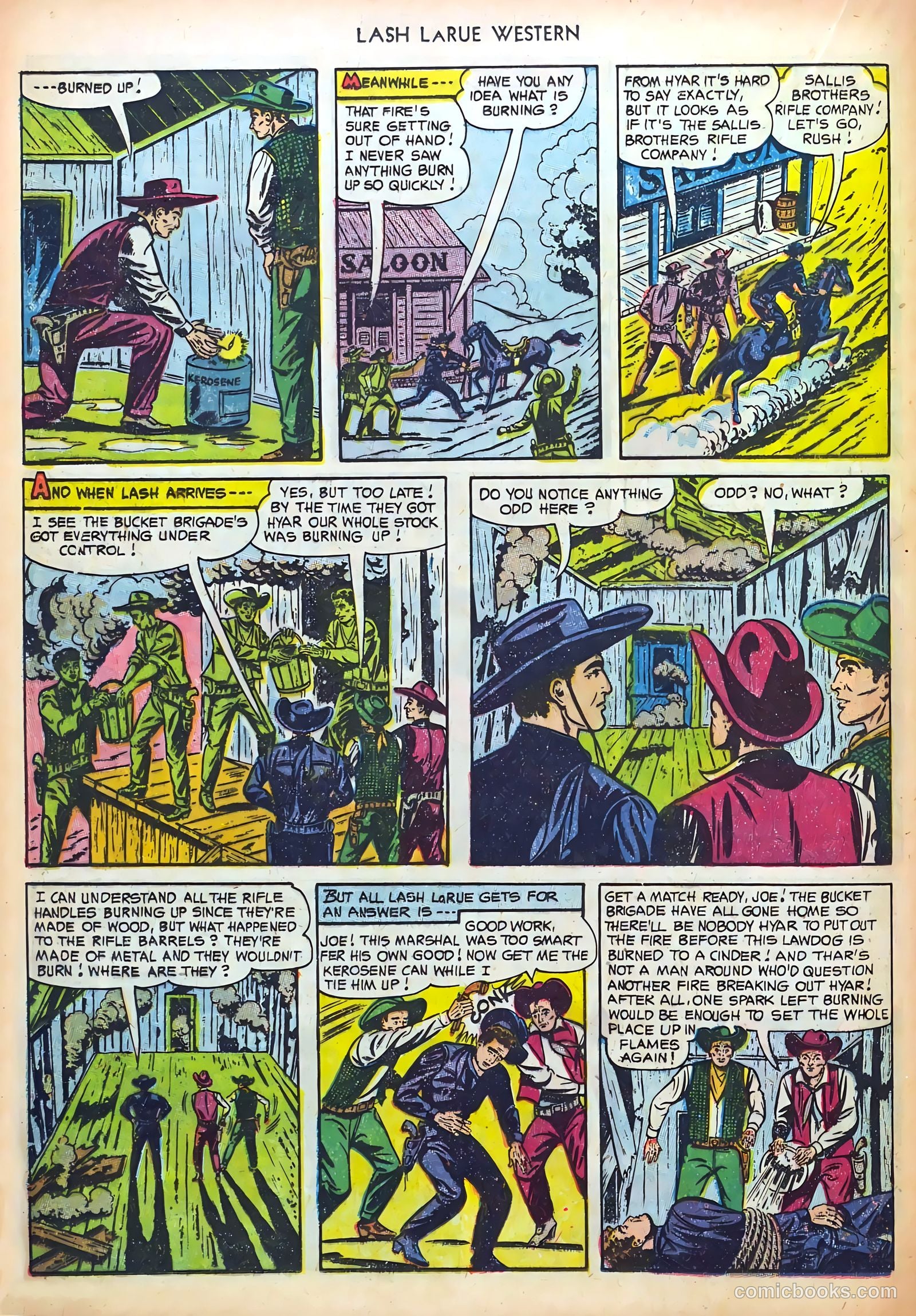 Lash LaRue Western #37 — page 16 of 36