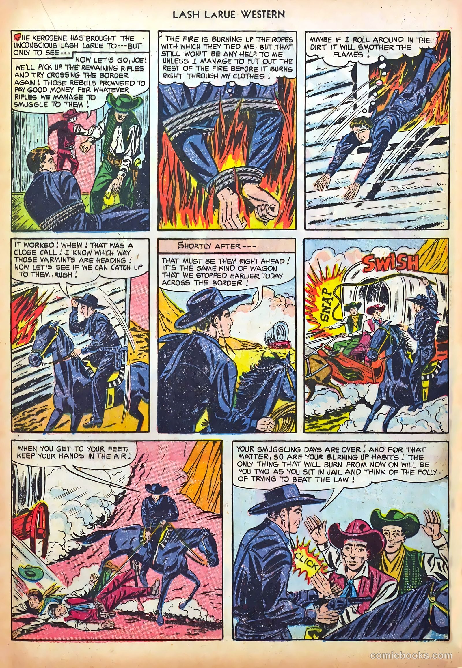 Lash LaRue Western #37 — page 17 of 36