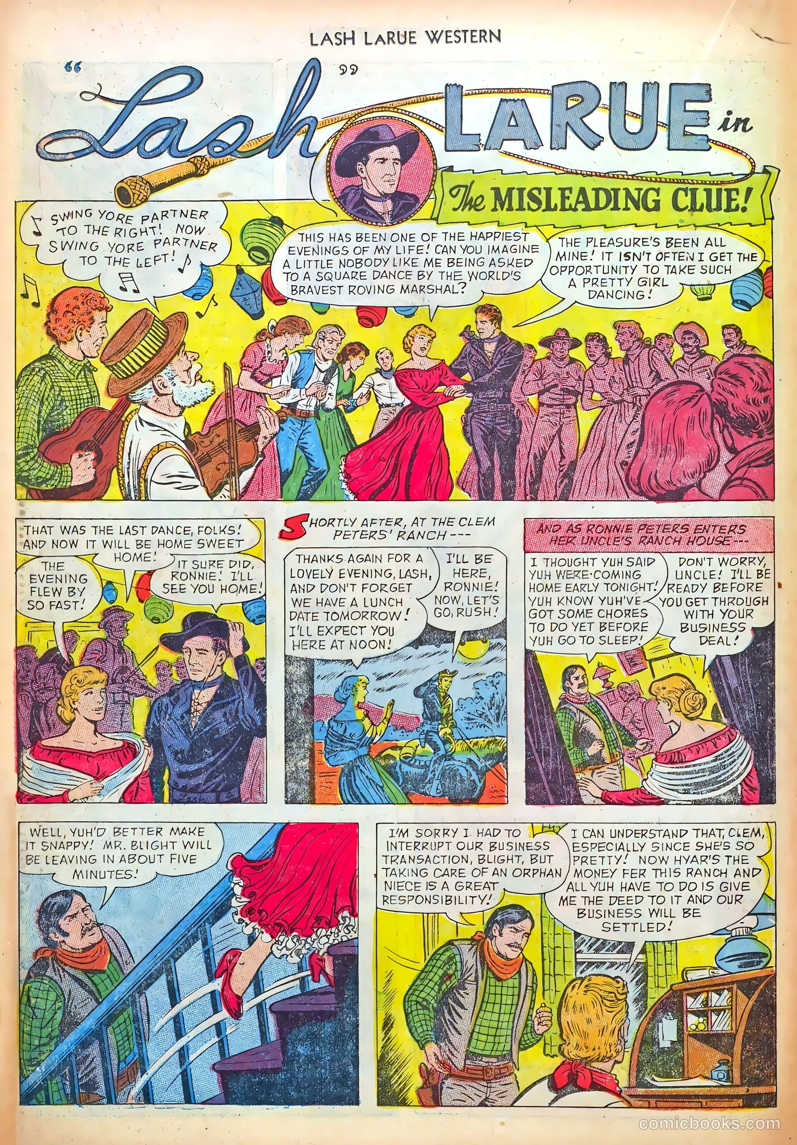 Lash LaRue Western #37 — page 18 of 36
