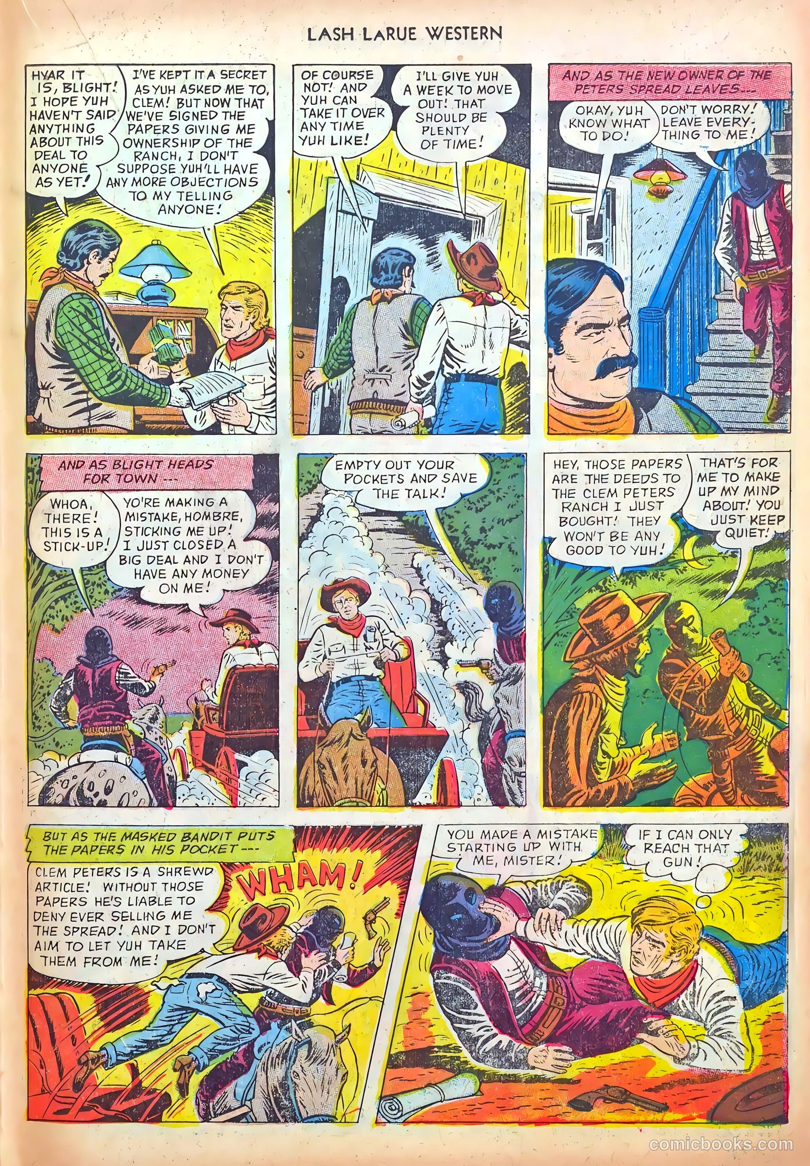 Lash LaRue Western #37 — page 19 of 36