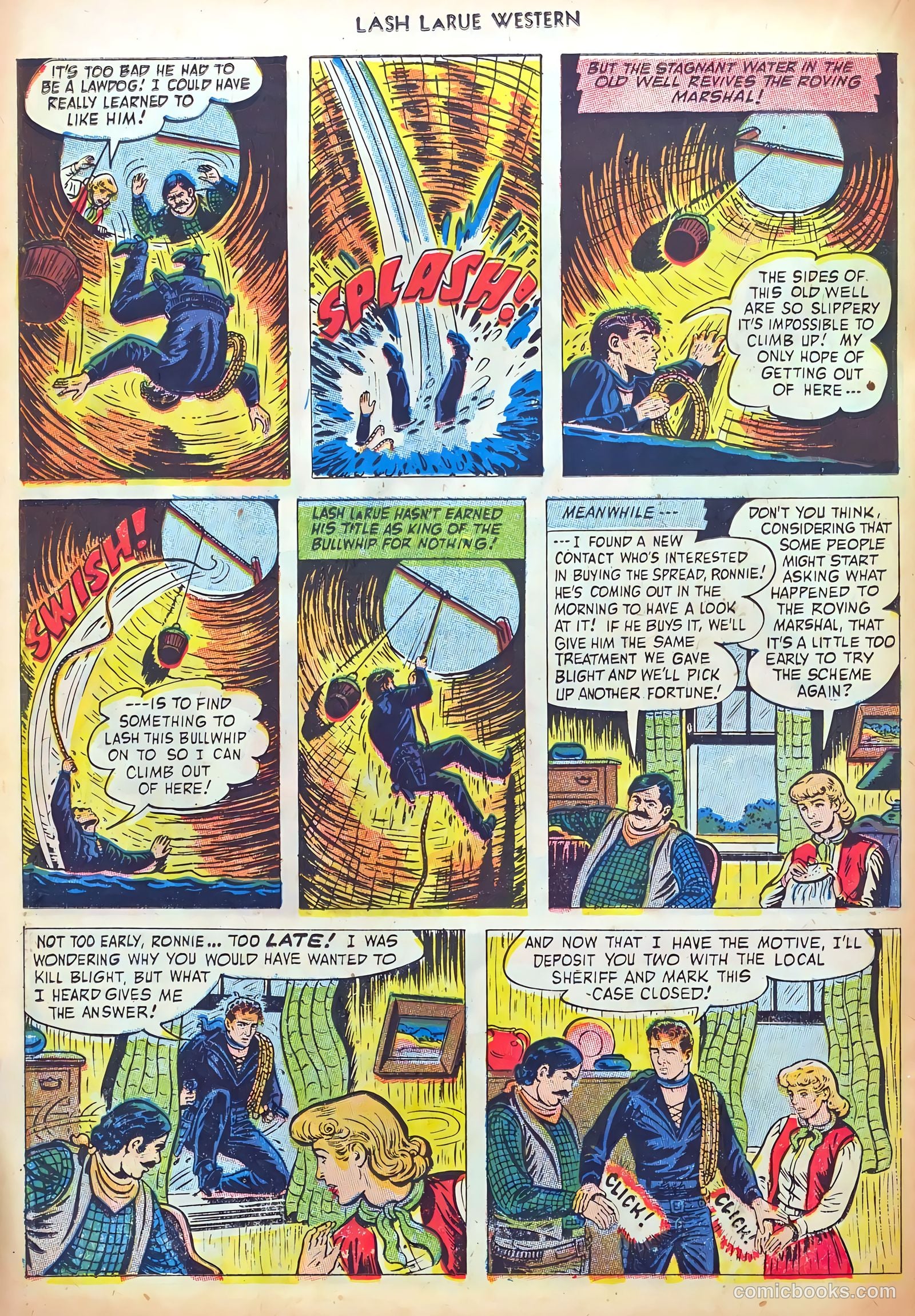 Lash LaRue Western #37 — page 22 of 36