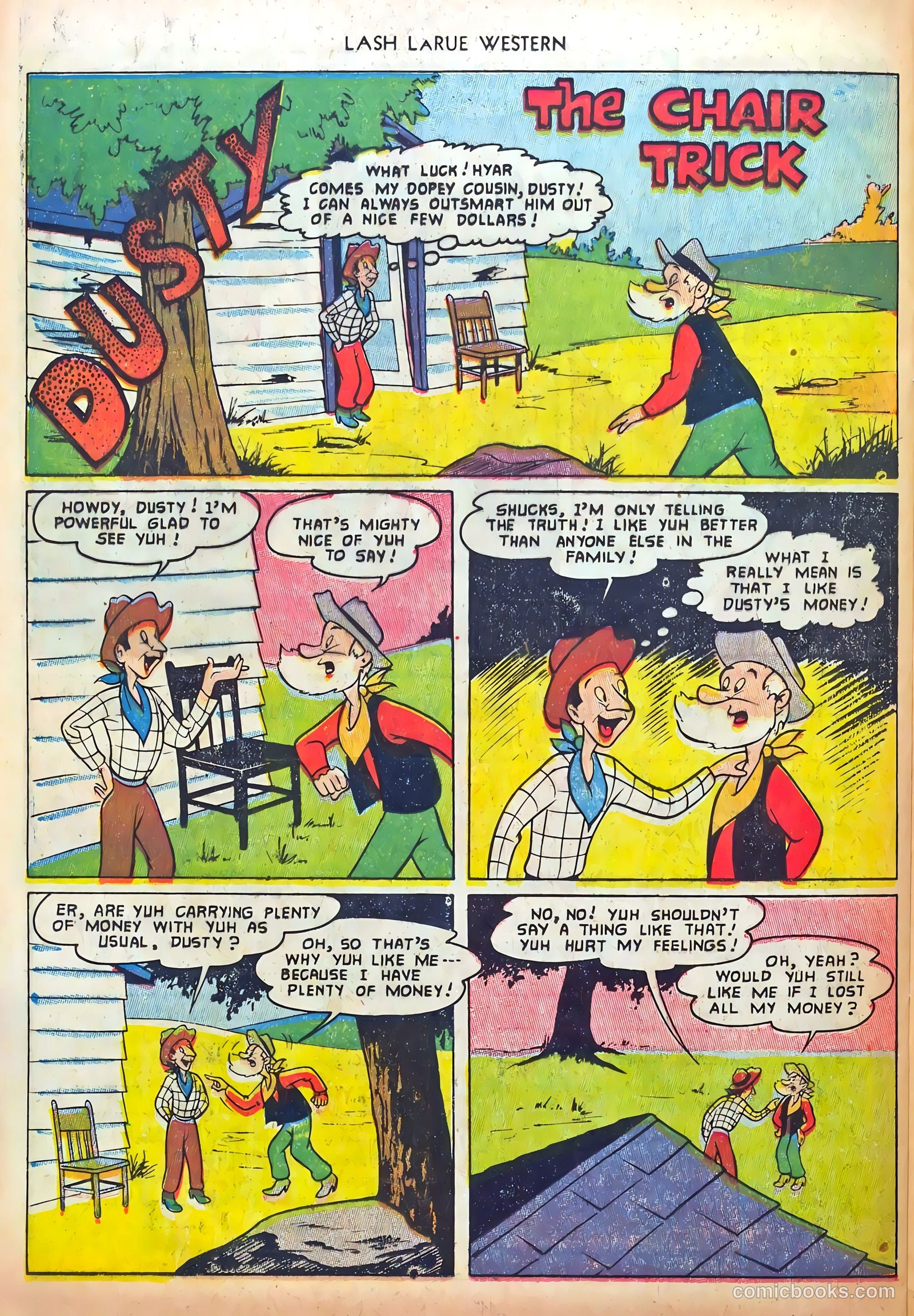 Lash LaRue Western #37 — page 24 of 36