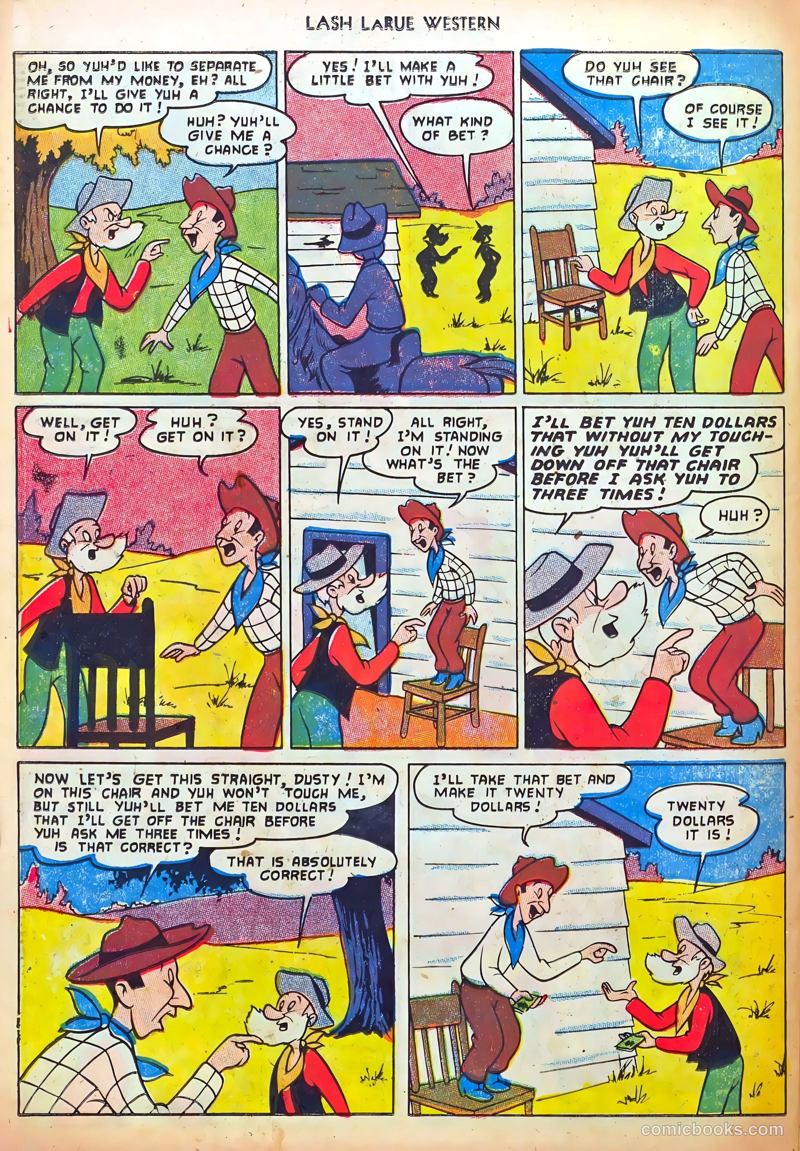 Lash LaRue Western #37 — page 26 of 36