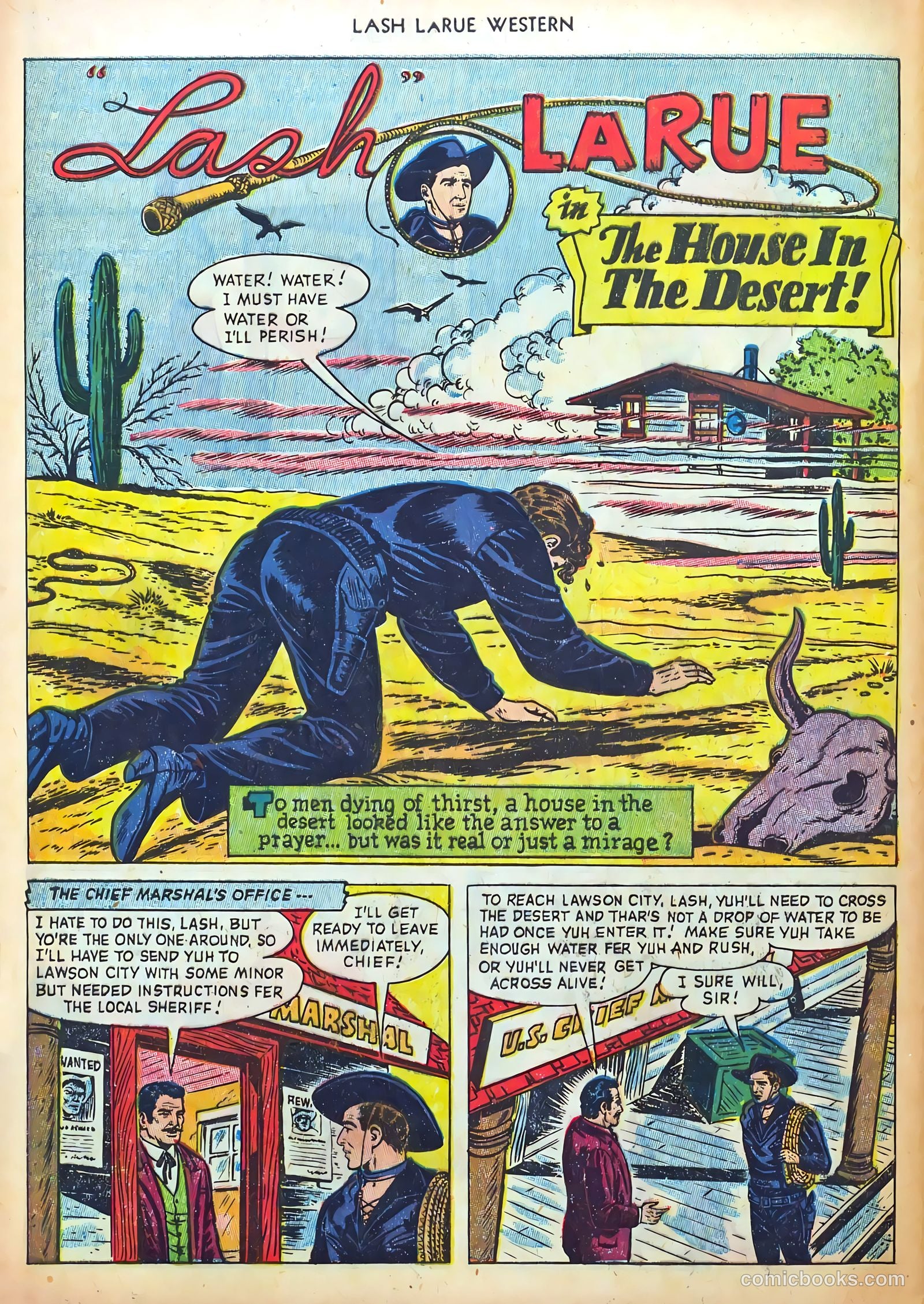 Lash LaRue Western #37 — page 28 of 36