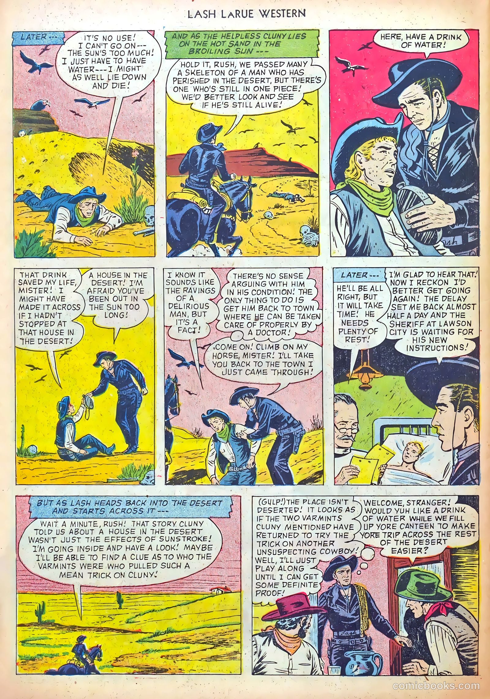 Lash LaRue Western #37 — page 30 of 36