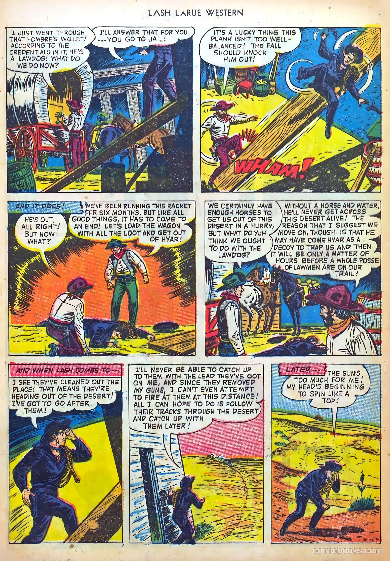 Lash LaRue Western #37 — page 32 of 36