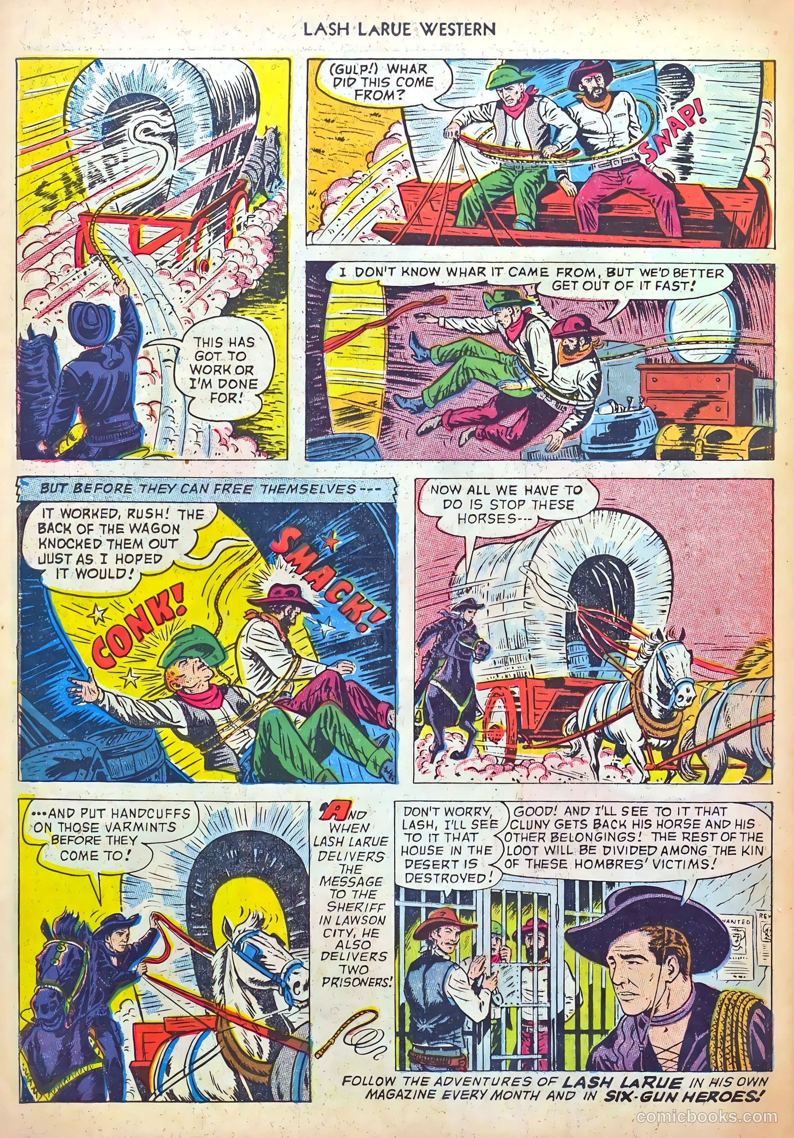 Lash LaRue Western #37 — page 34 of 36