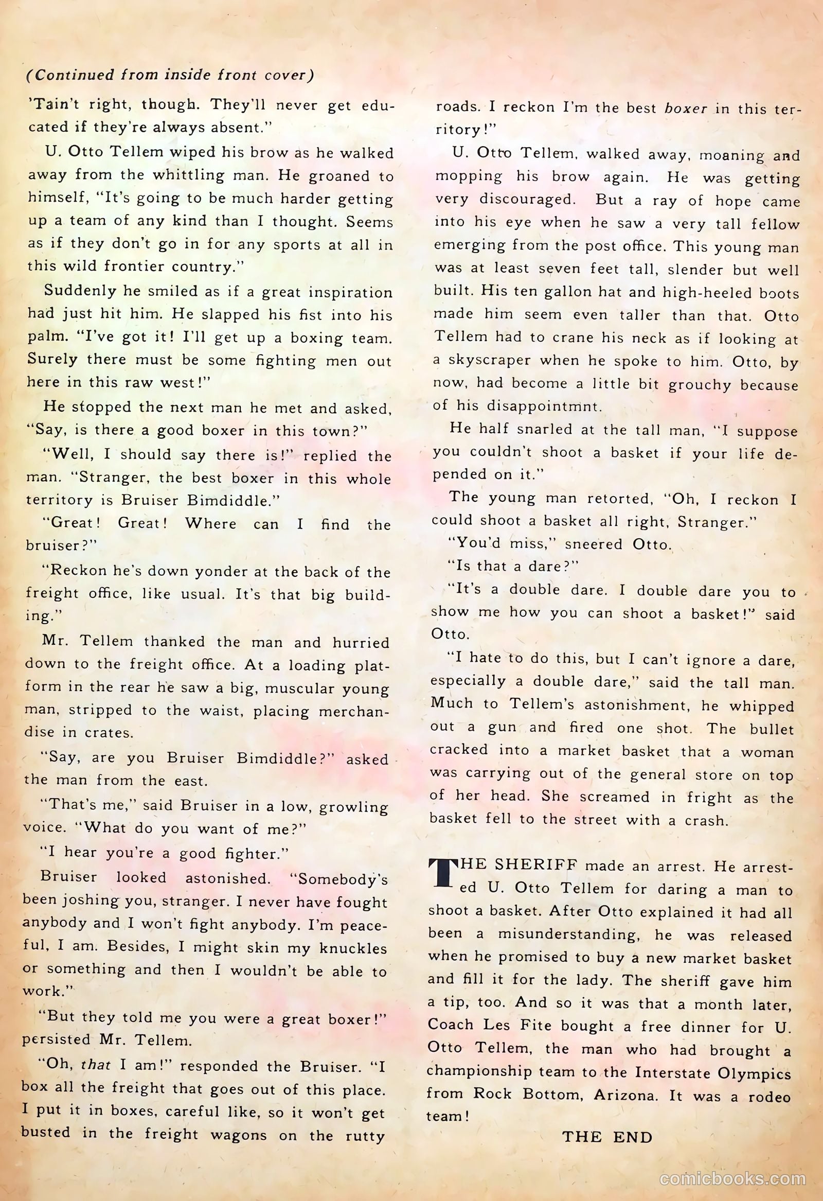 Lash LaRue Western #37 — page 35 of 36