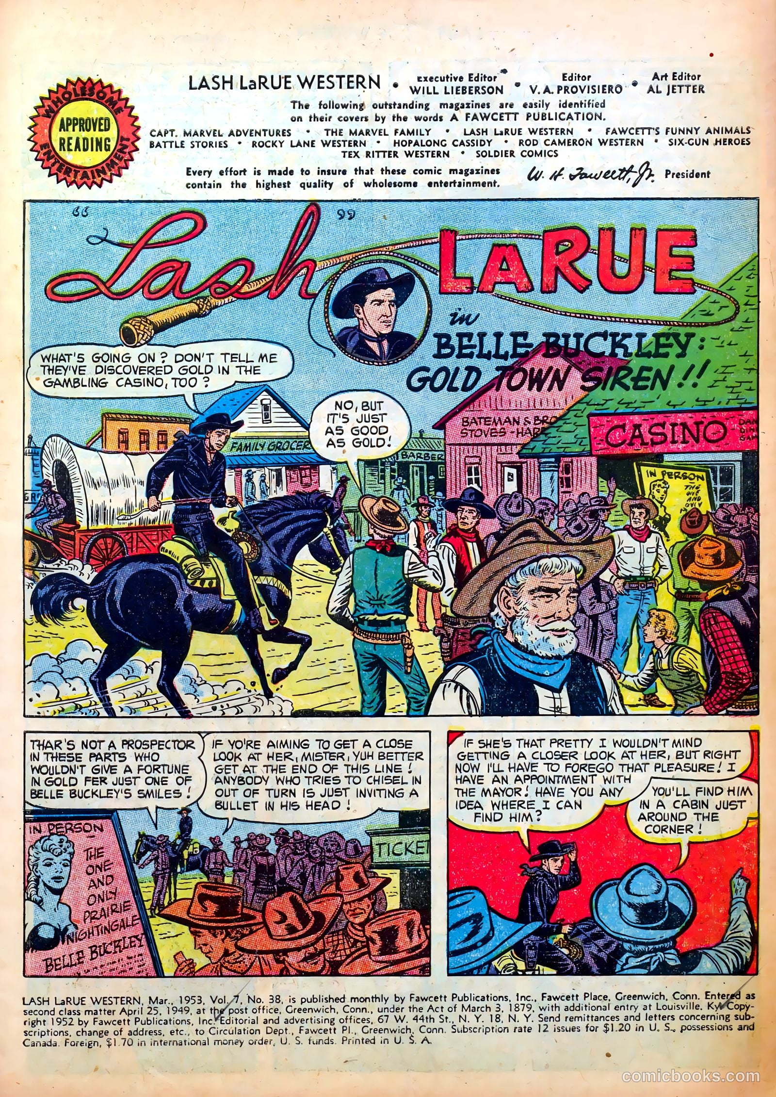 Lash LaRue Western #38 — page 3 of 36