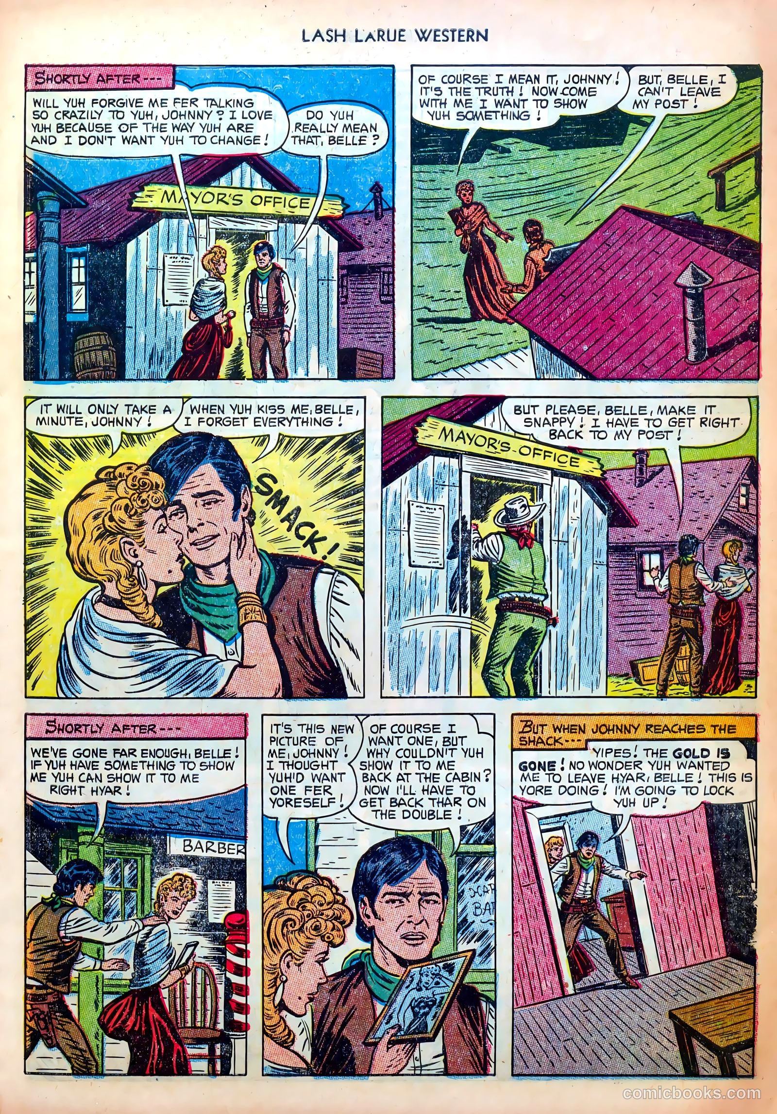 Lash LaRue Western #38 — page 7 of 36
