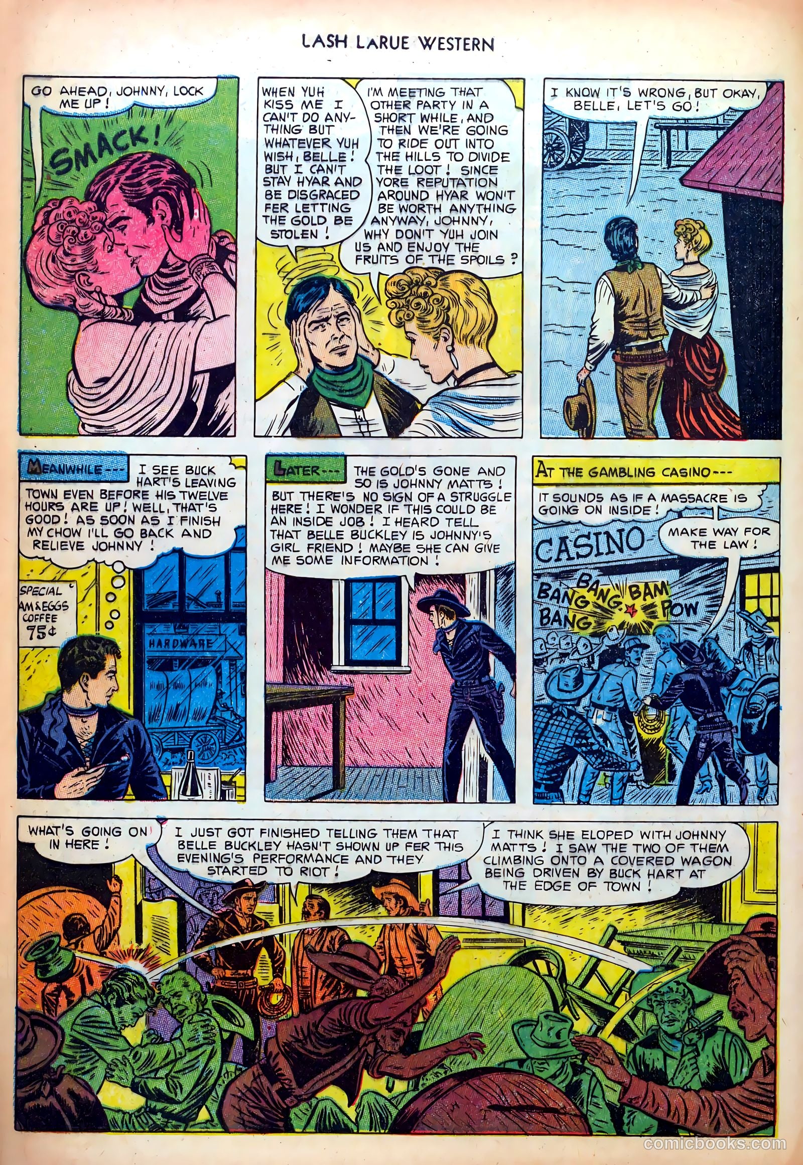Lash LaRue Western #38 — page 8 of 36