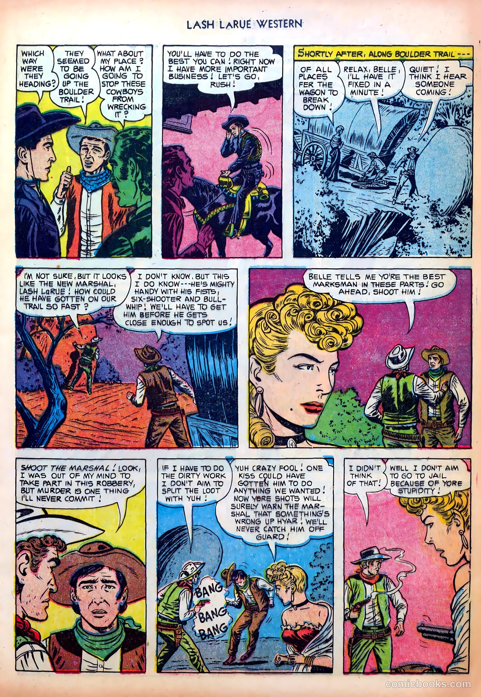 Lash LaRue Western #38 — page 9 of 36