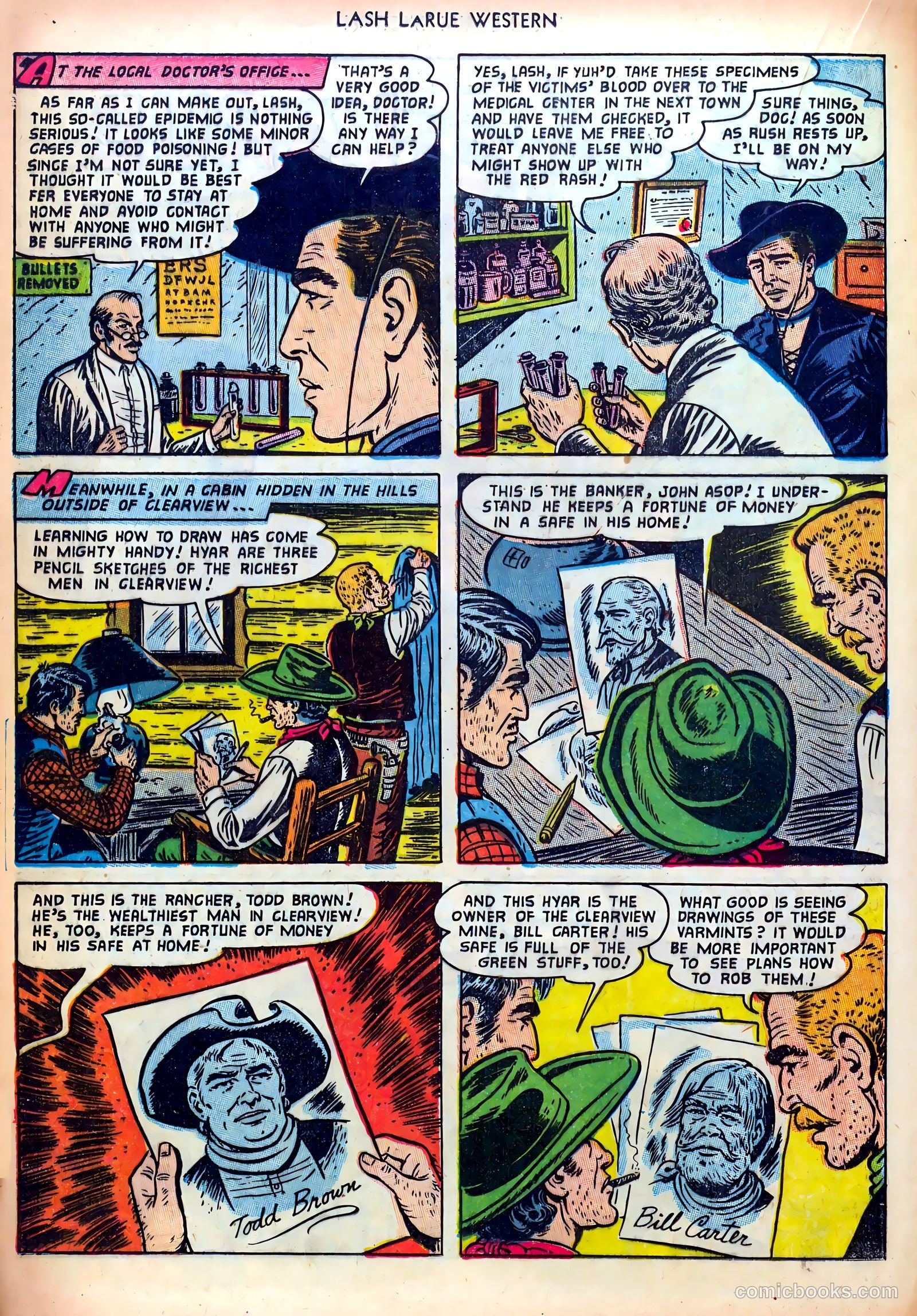 Lash LaRue Western #38 — page 16 of 36