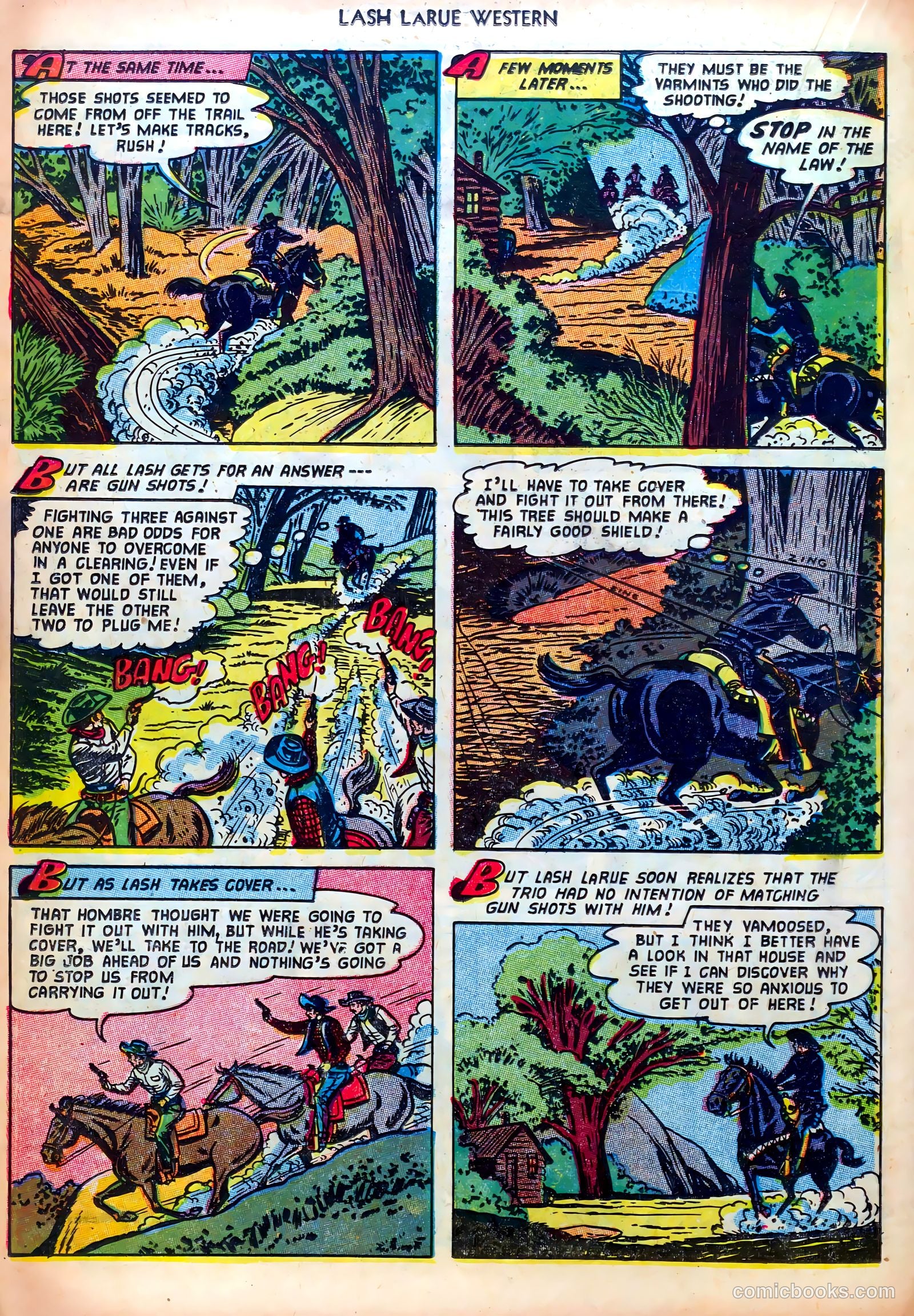 Lash LaRue Western #38 — page 18 of 36