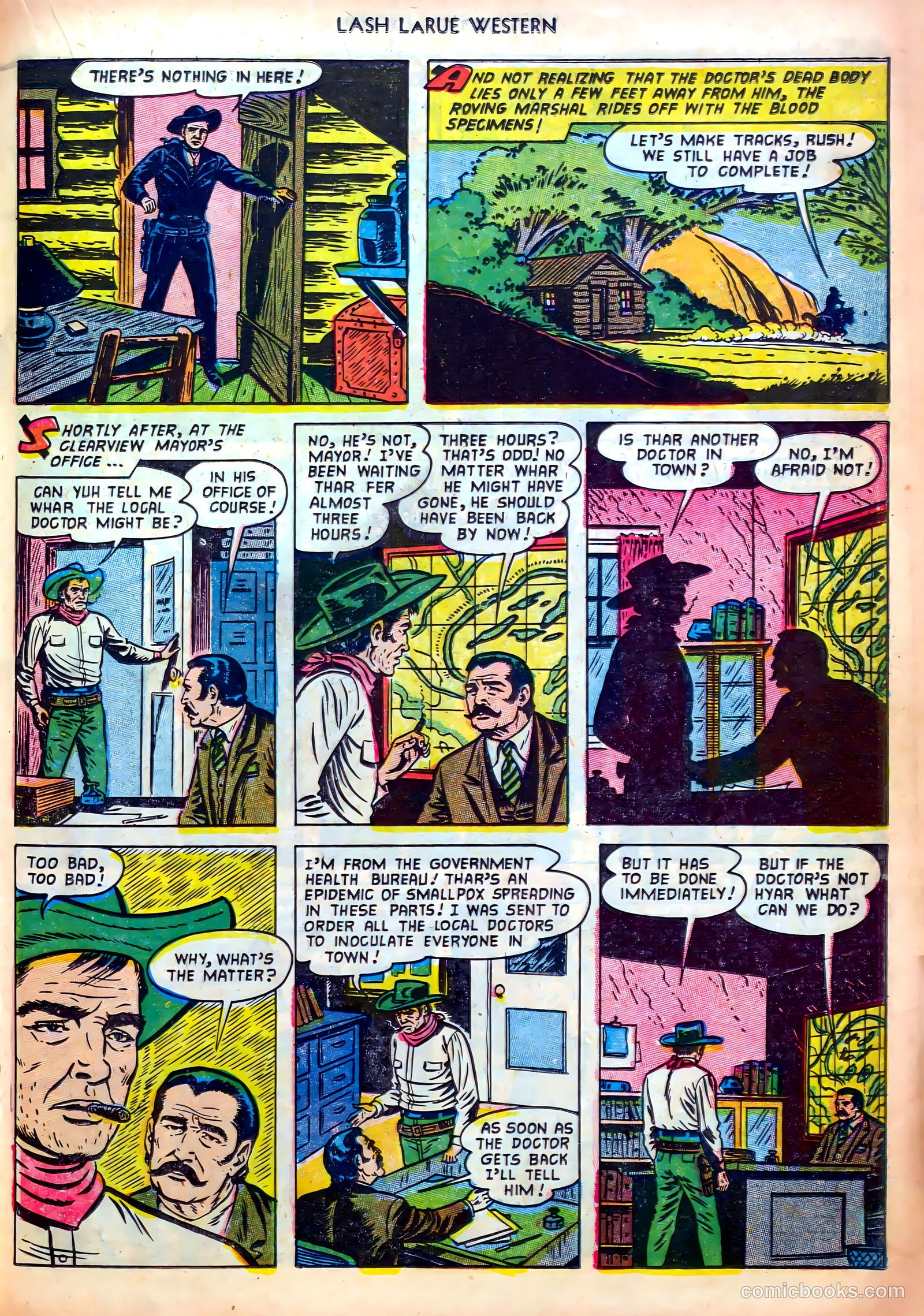 Lash LaRue Western #38 — page 19 of 36