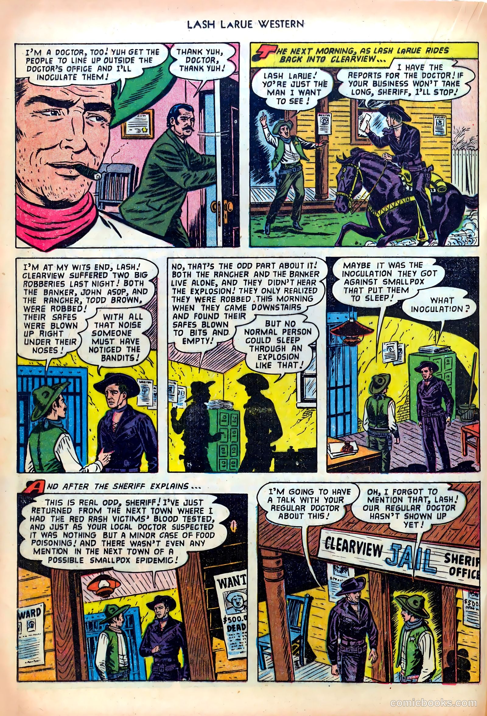 Lash LaRue Western #38 — page 20 of 36