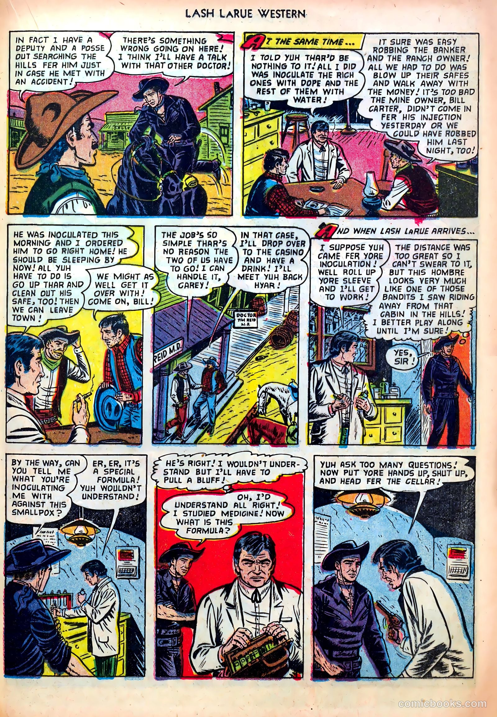 Lash LaRue Western #38 — page 21 of 36