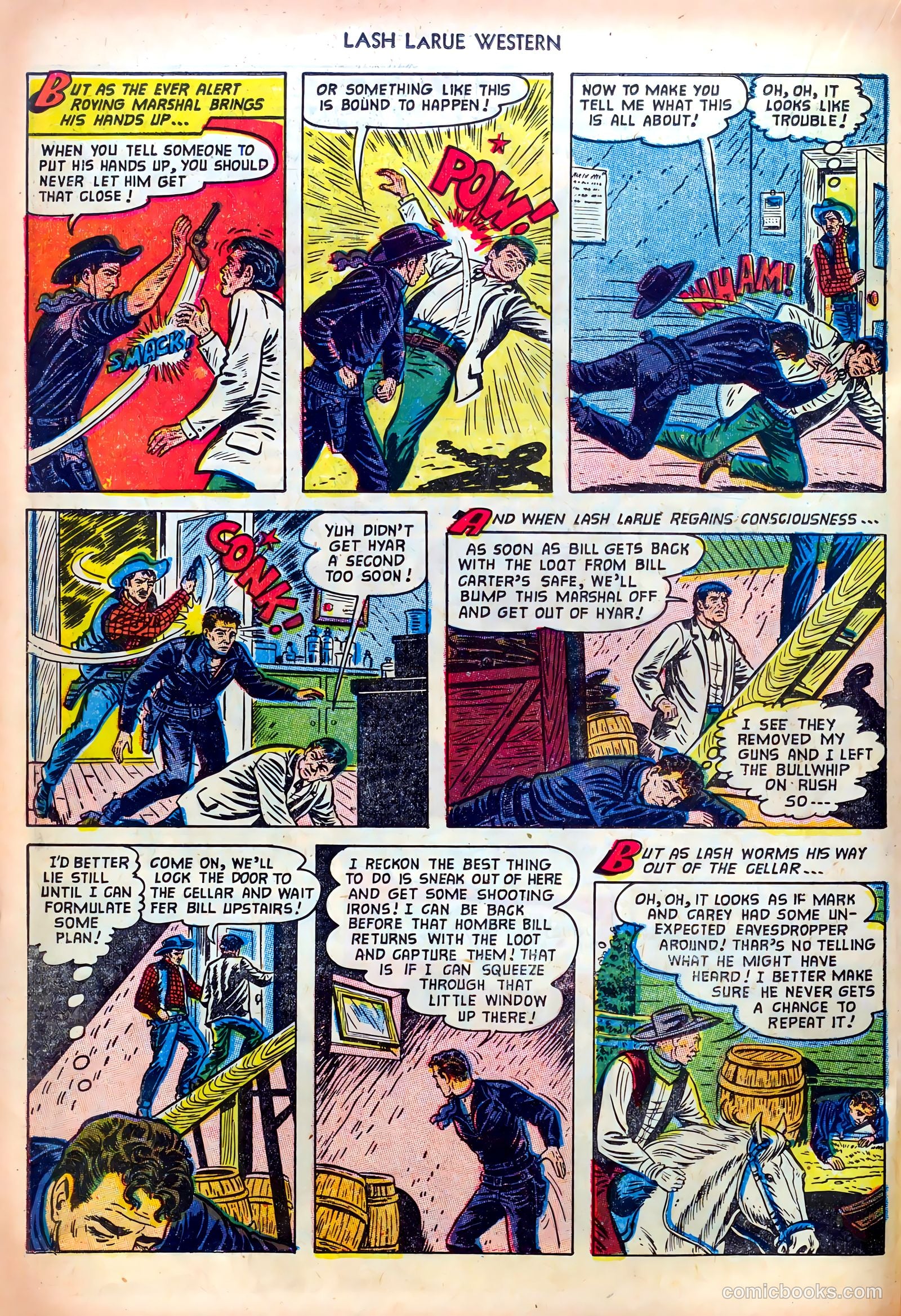 Lash LaRue Western #38 — page 22 of 36