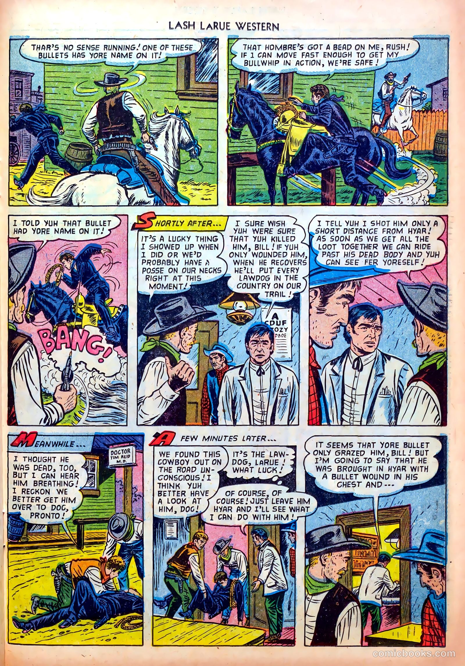 Lash LaRue Western #38 — page 23 of 36