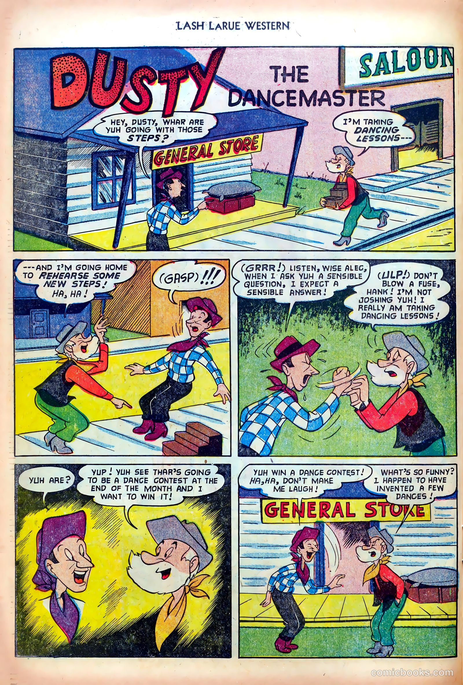 Lash LaRue Western #38 — page 26 of 36
