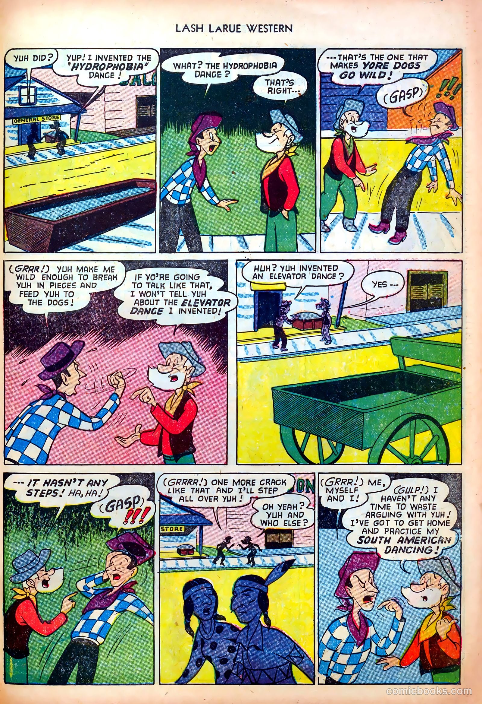 Lash LaRue Western #38 — page 27 of 36