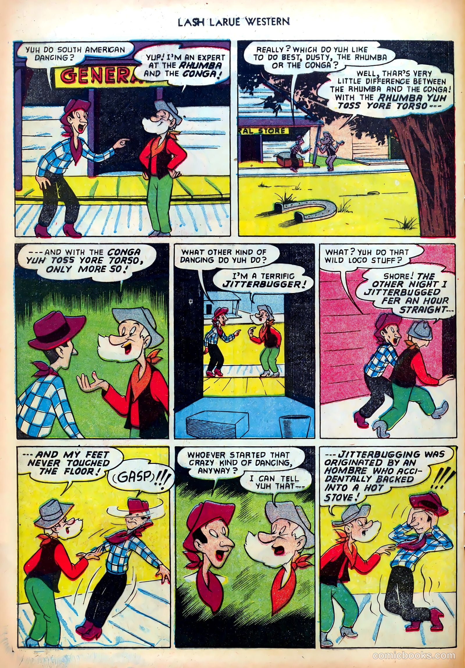 Lash LaRue Western #38 — page 28 of 36