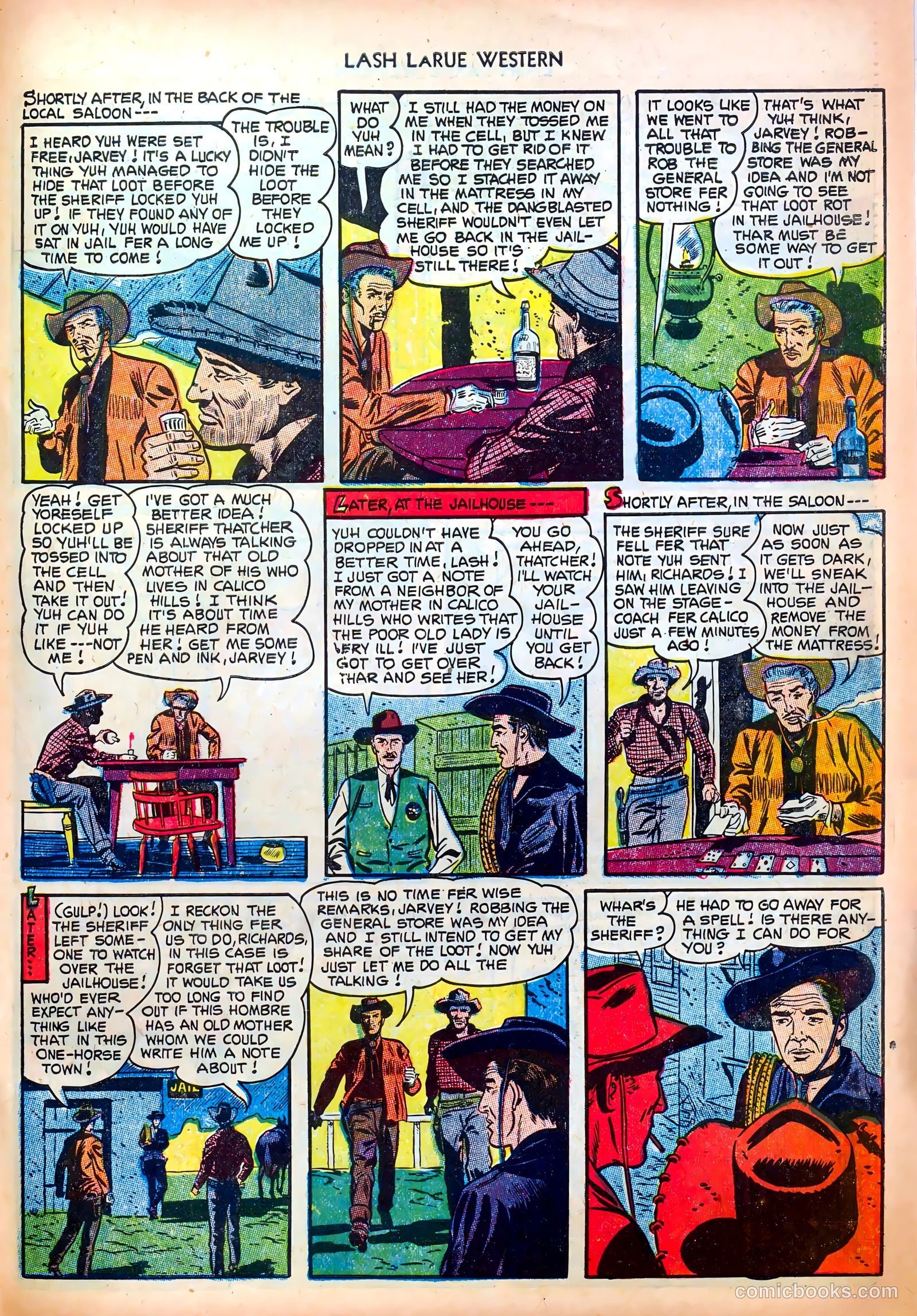 Lash LaRue Western #38 — page 31 of 36
