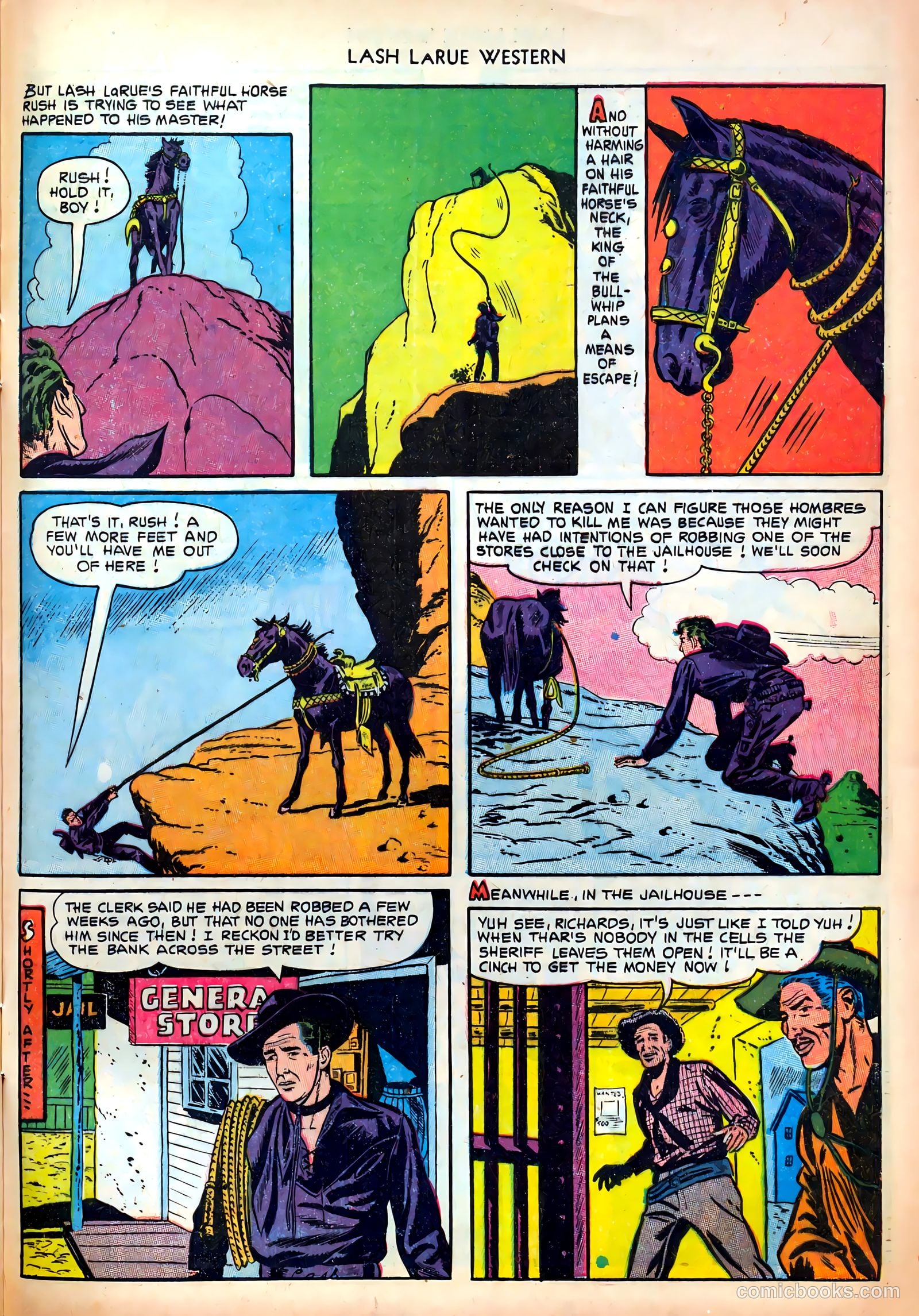 Lash LaRue Western #38 — page 33 of 36