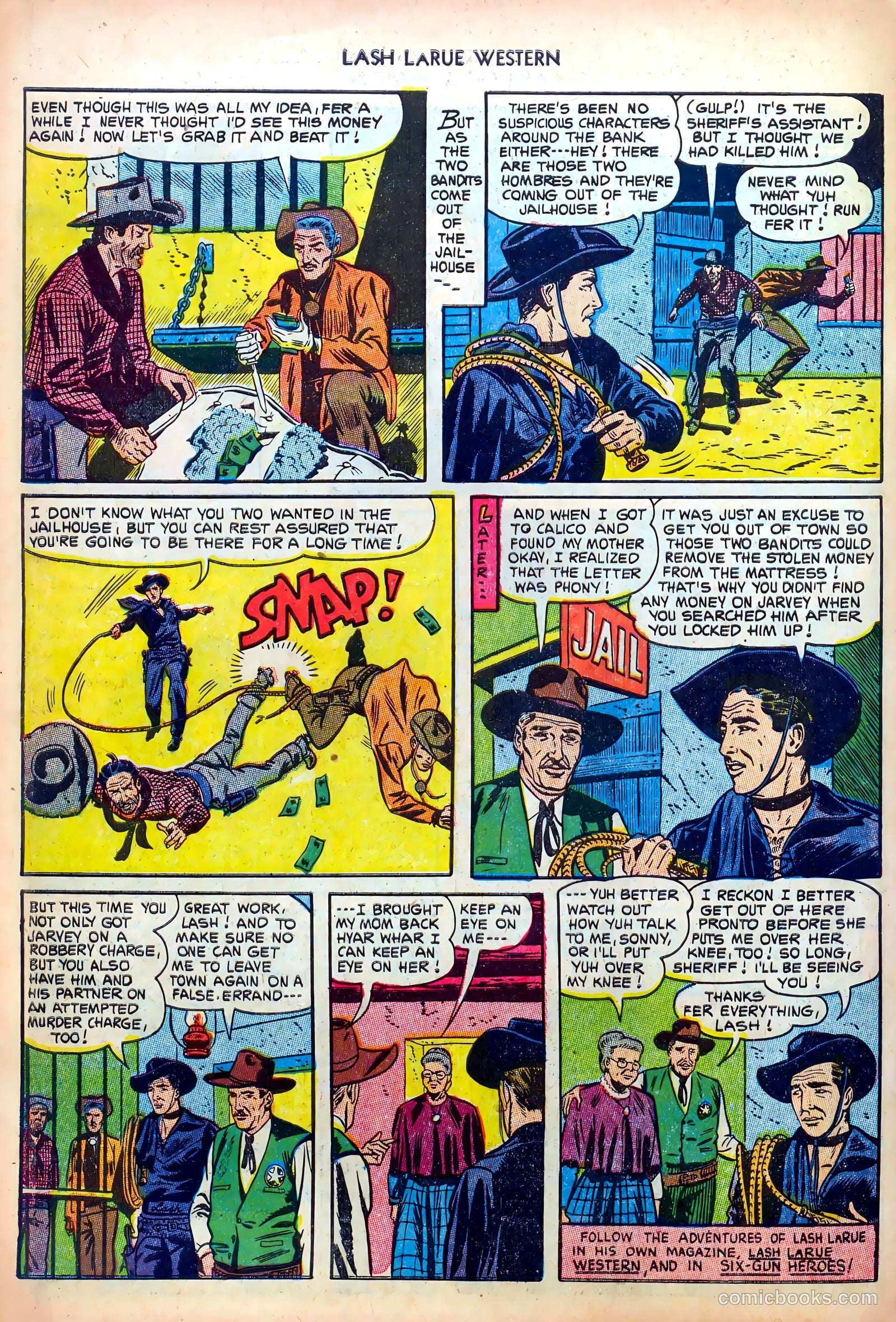 Lash LaRue Western #38 — page 34 of 36