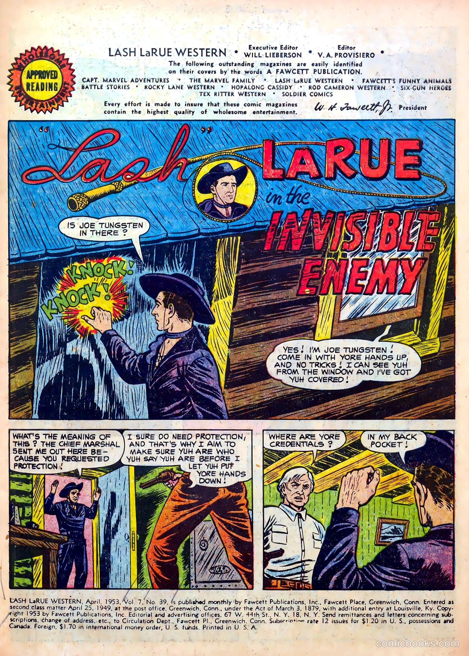 Lash LaRue Western #39 — page 3 of 36