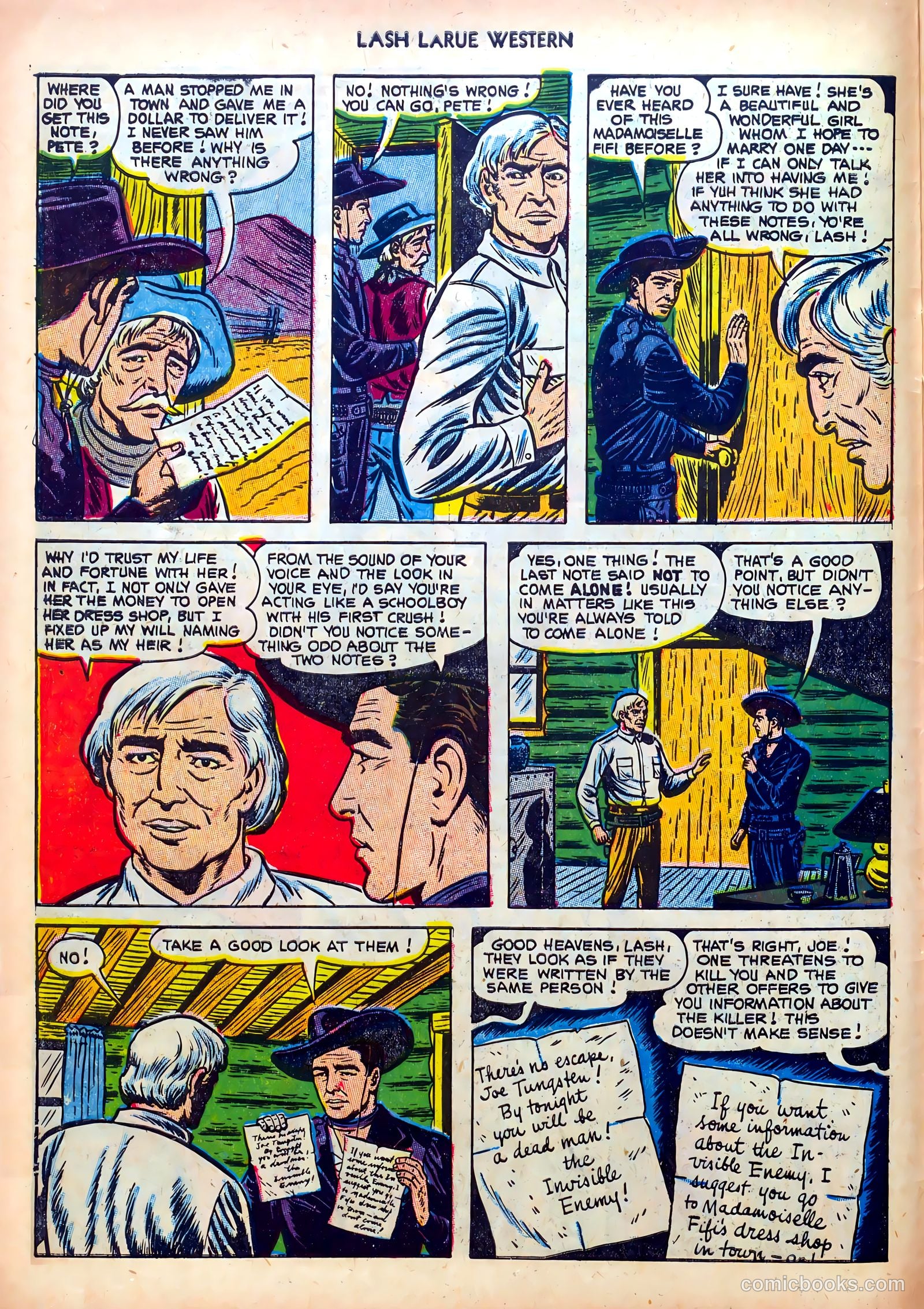Lash LaRue Western #39 — page 6 of 36
