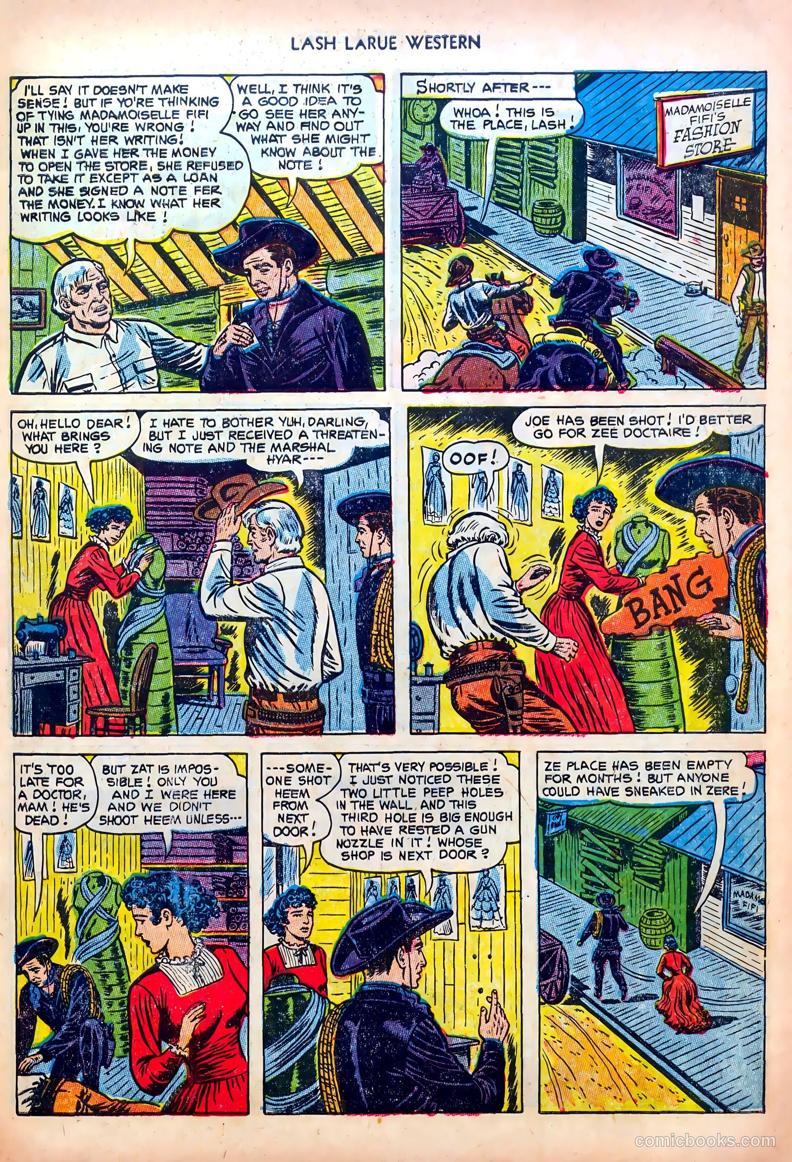 Lash LaRue Western #39 — page 7 of 36