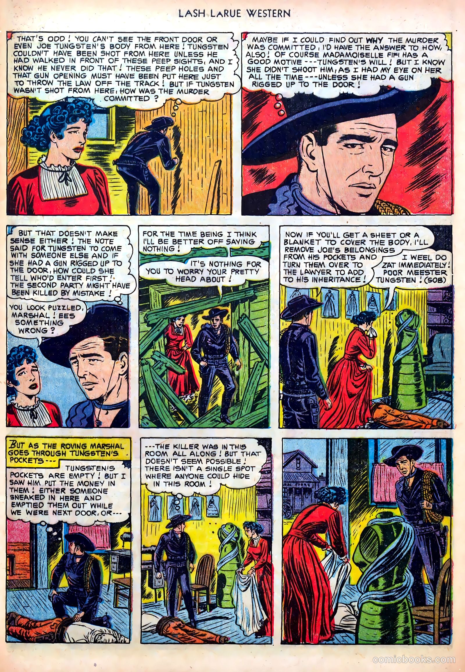 Lash LaRue Western #39 — page 9 of 36