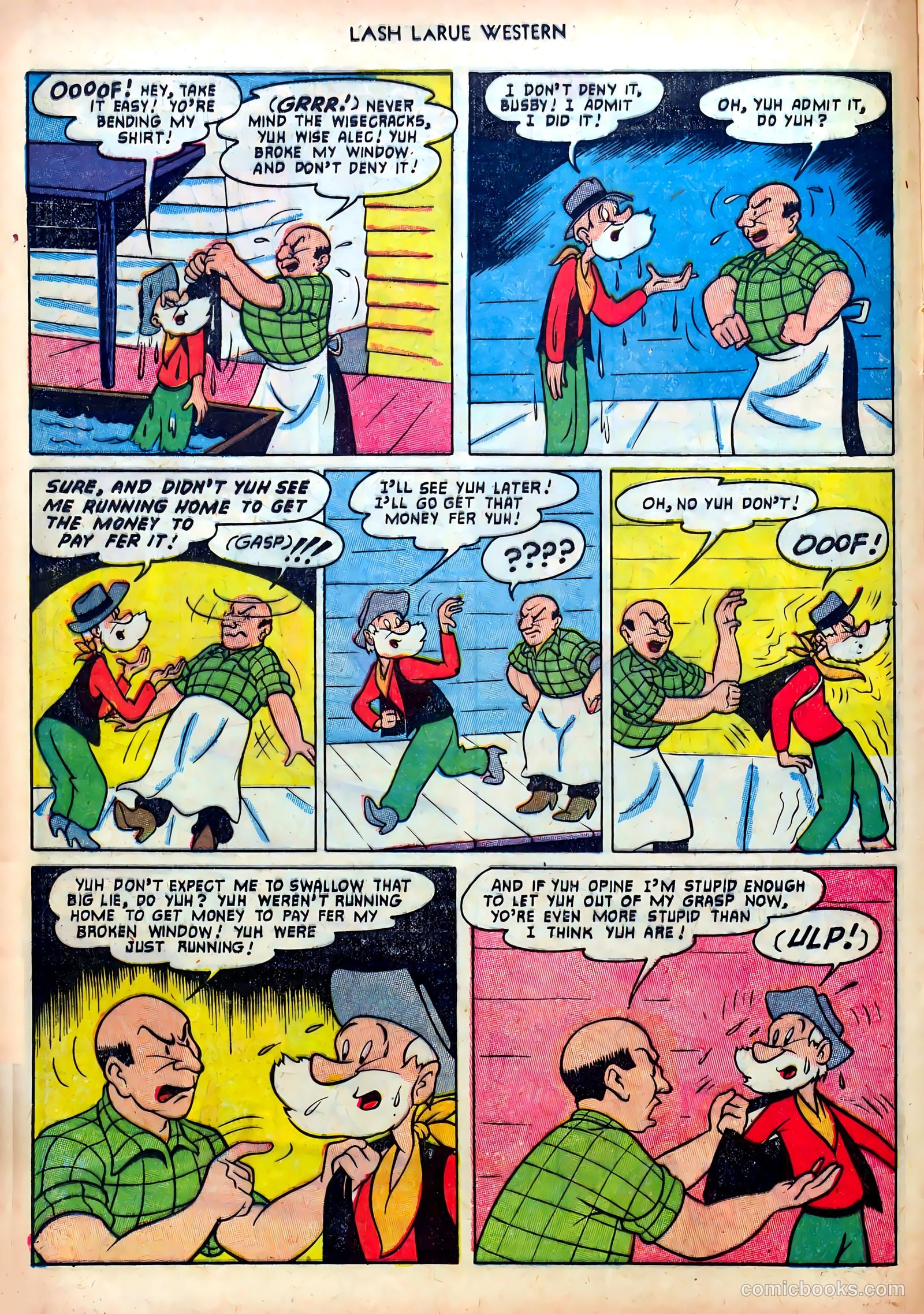 Lash LaRue Western #39 — page 16 of 36