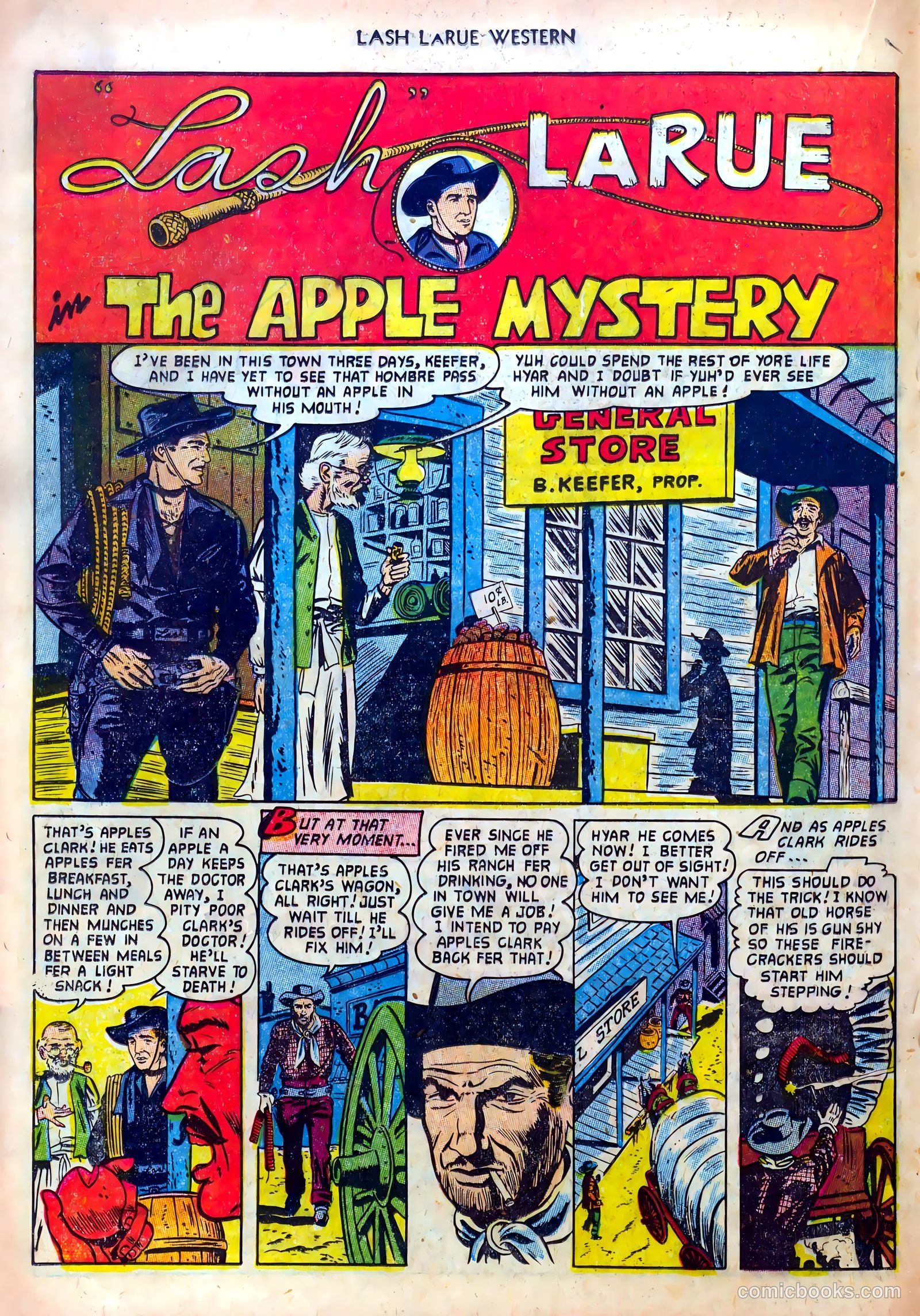 Lash LaRue Western #39 — page 18 of 36