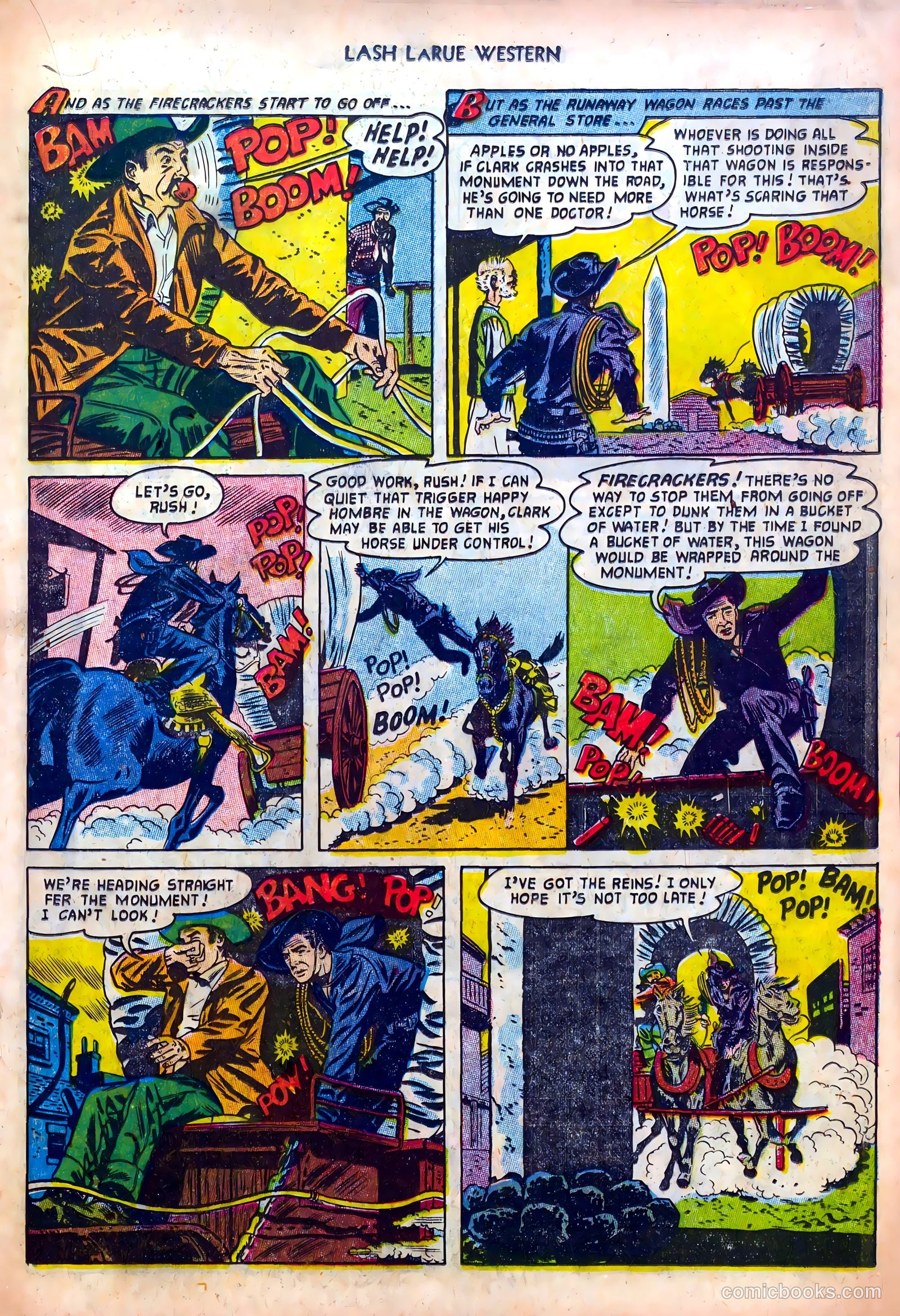Lash LaRue Western #39 — page 19 of 36