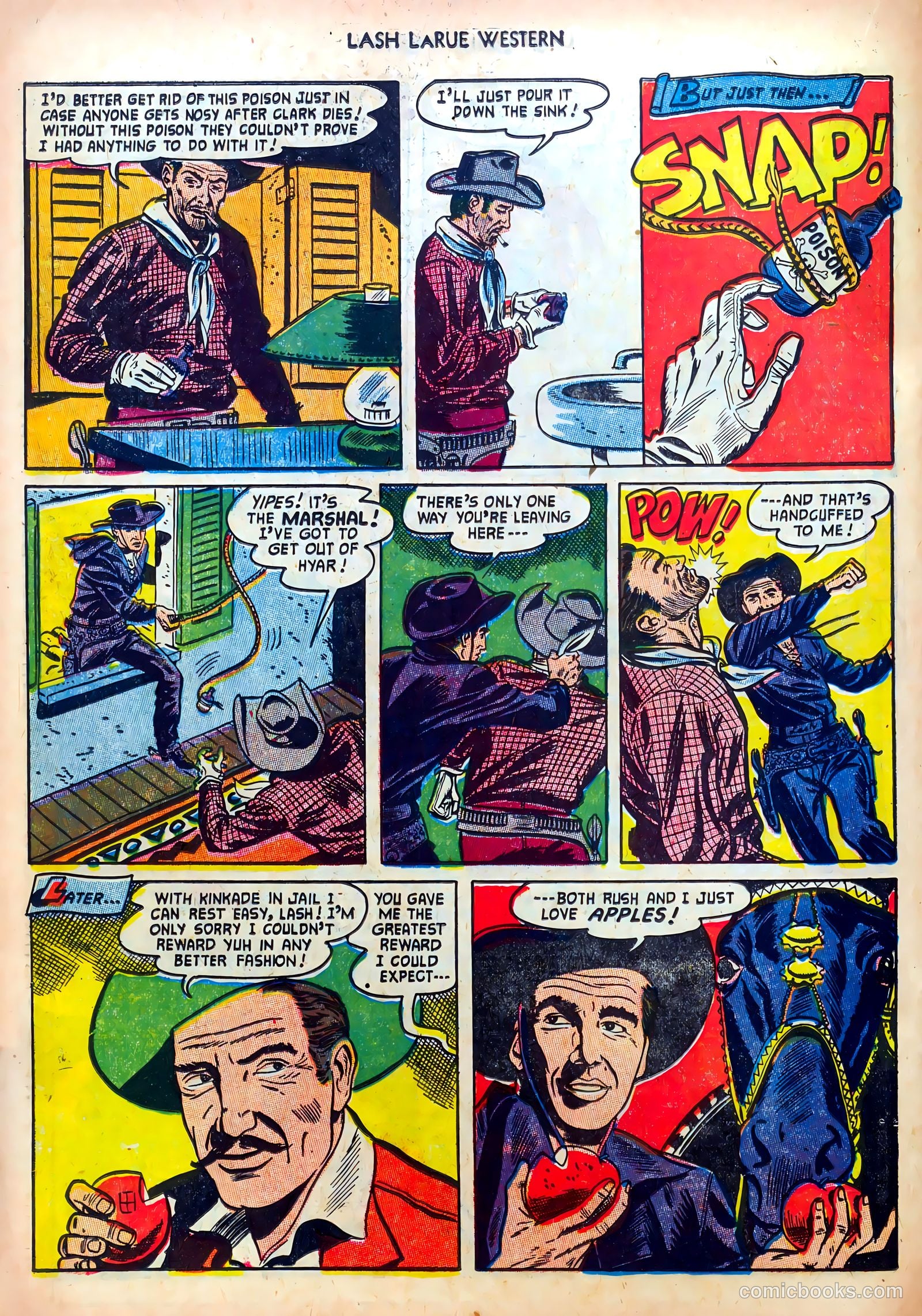 Lash LaRue Western #39 — page 22 of 36
