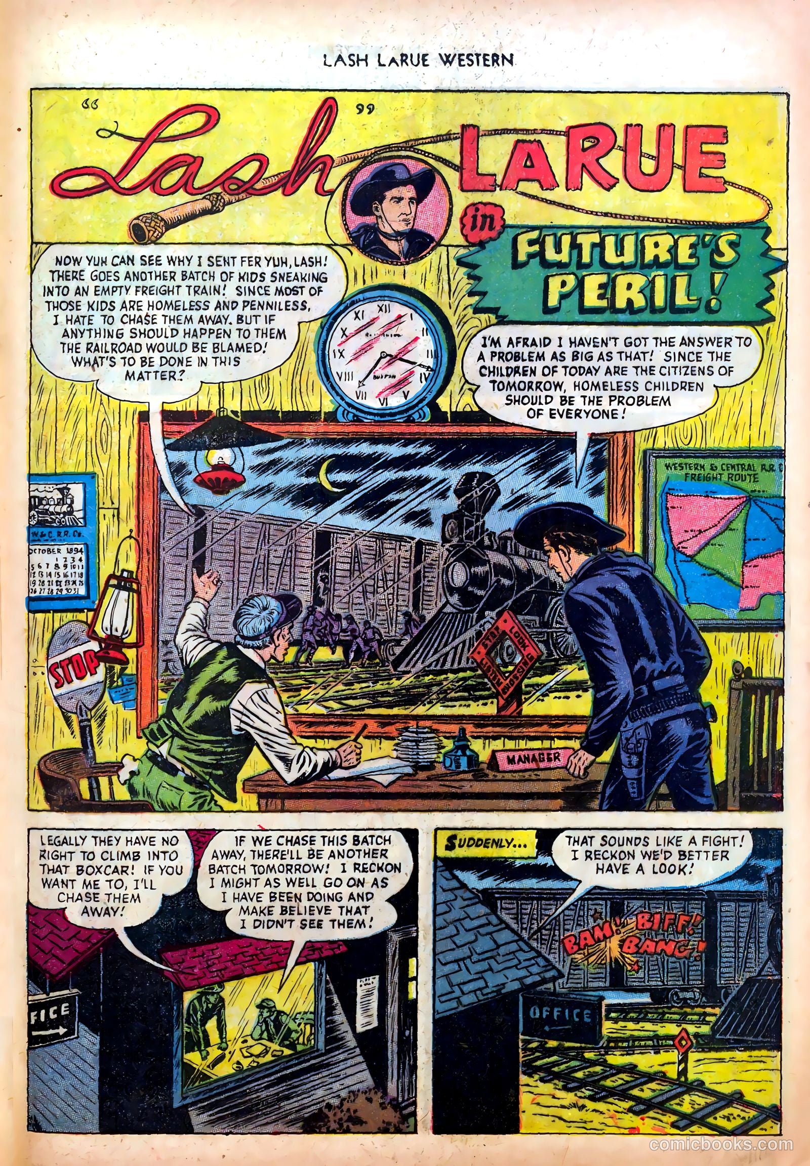 Lash LaRue Western #39 — page 25 of 36