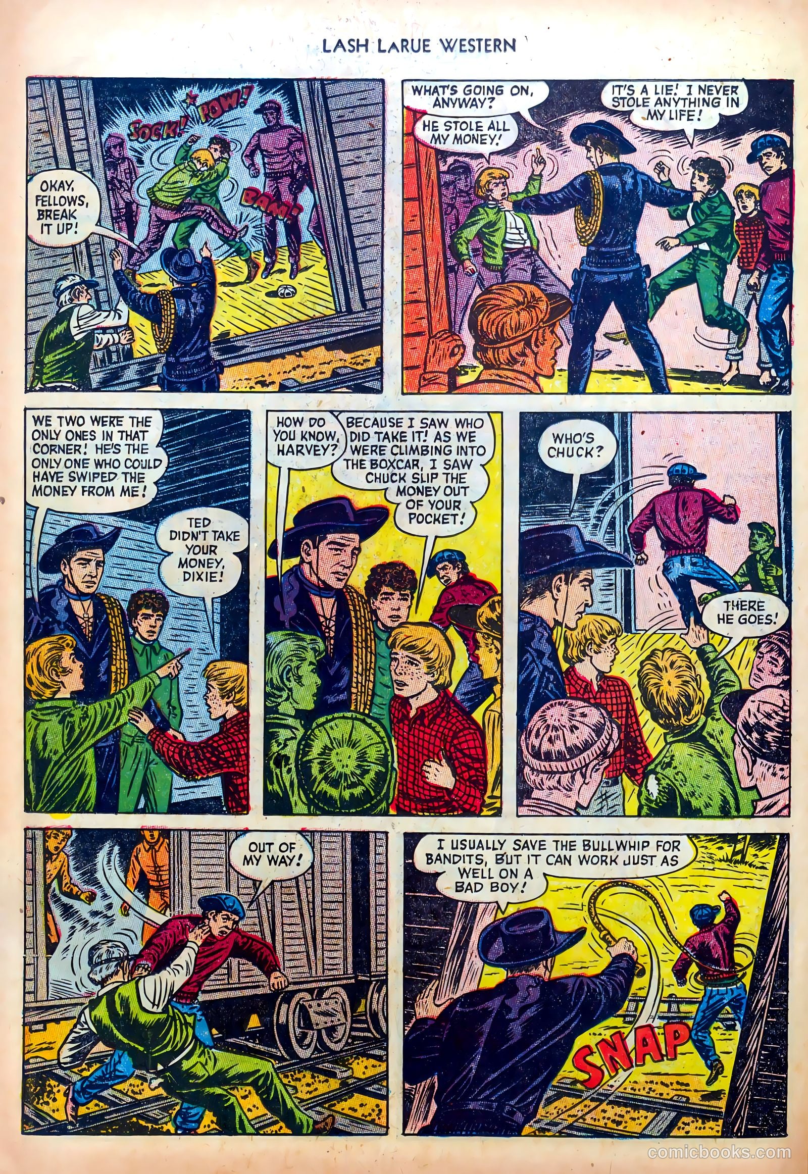 Lash LaRue Western #39 — page 26 of 36