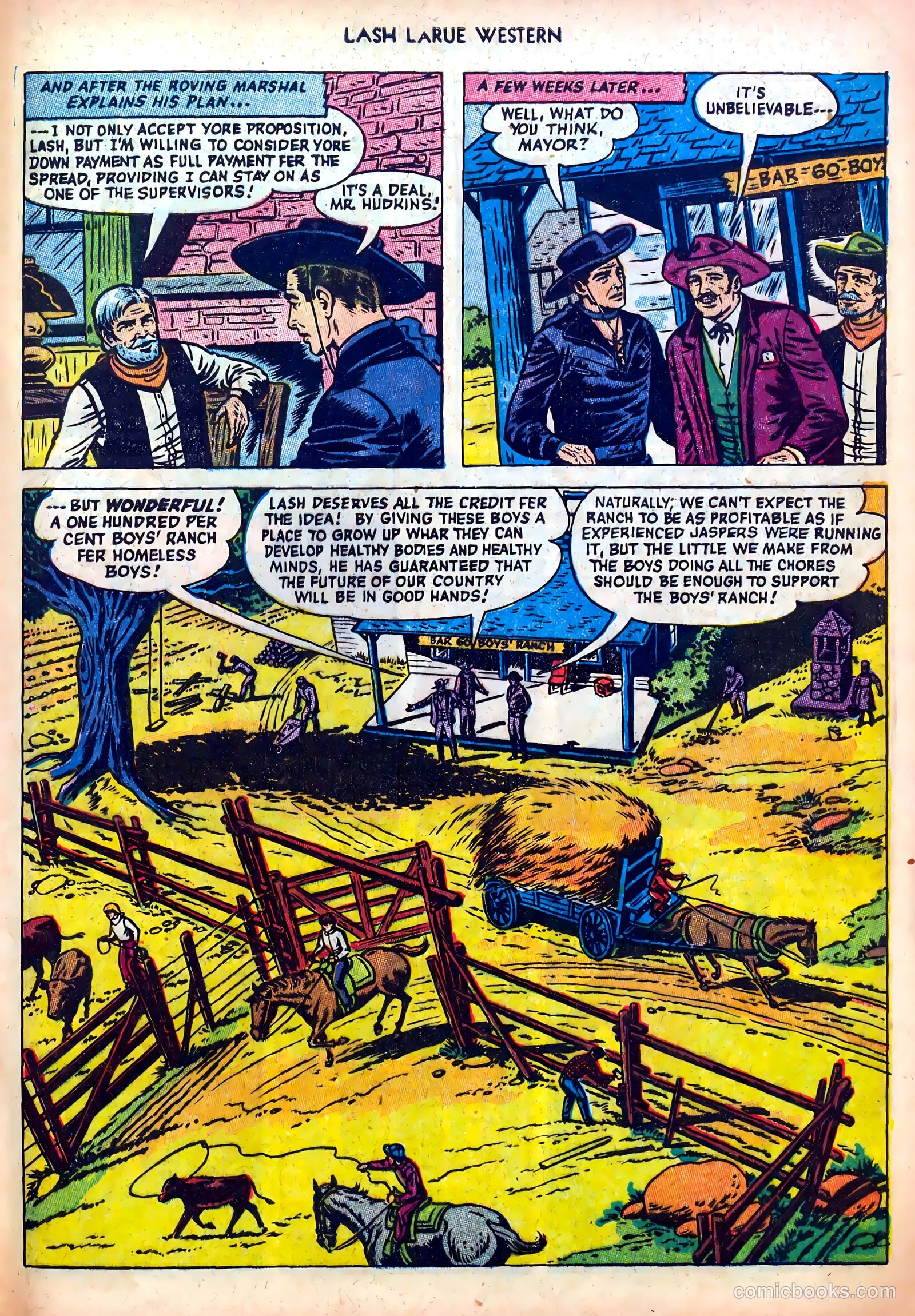 Lash LaRue Western #39 — page 29 of 36
