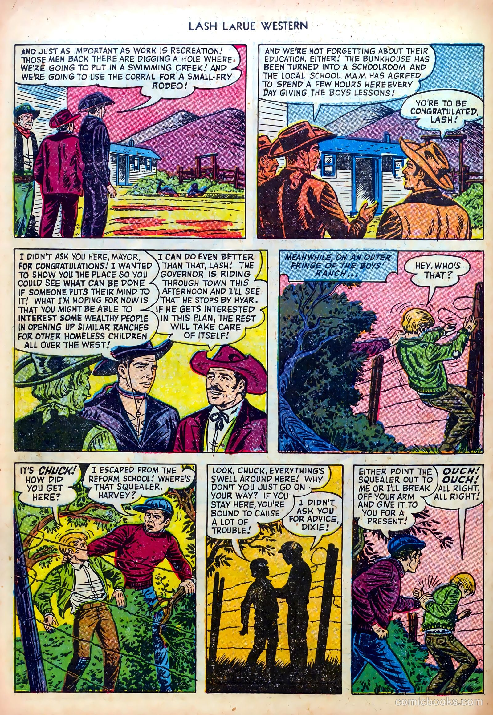 Lash LaRue Western #39 — page 30 of 36