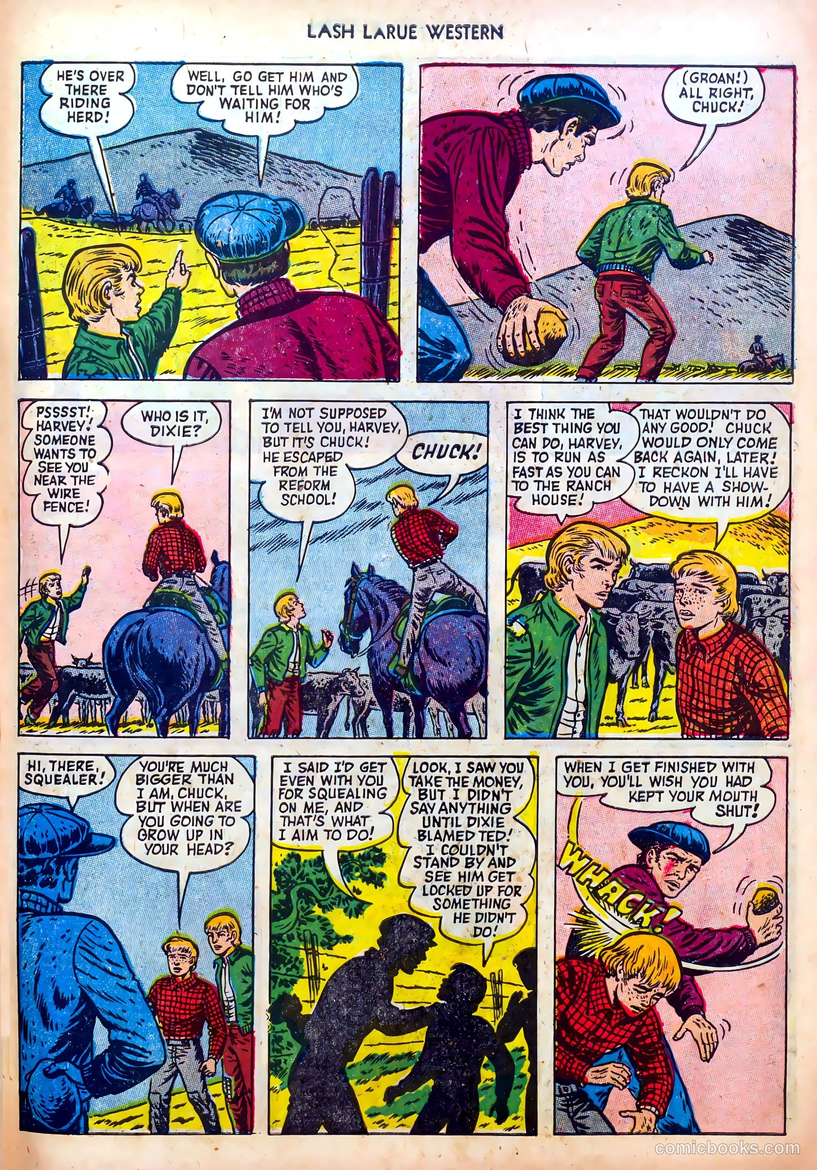 Lash LaRue Western #39 — page 31 of 36