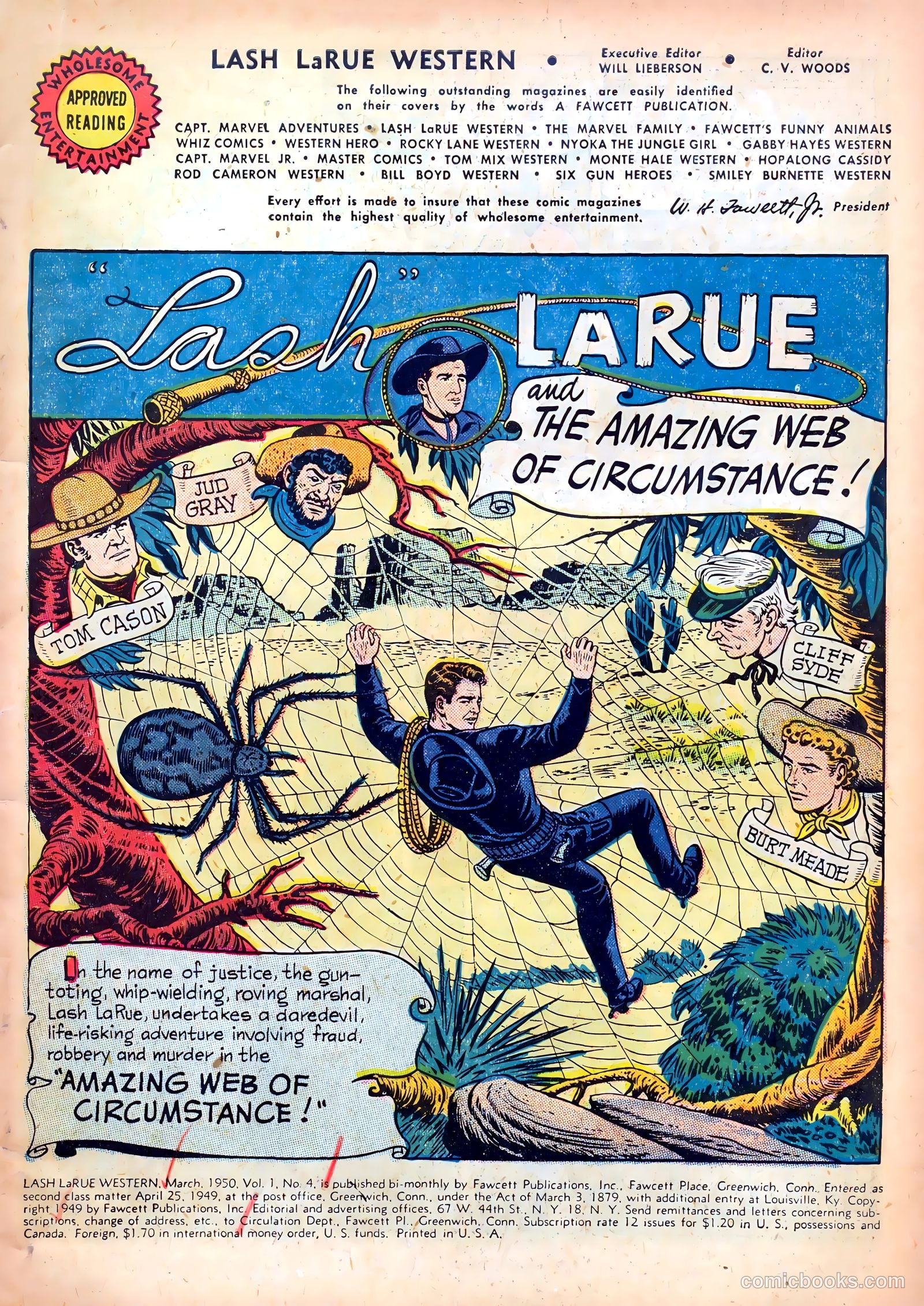 Lash LaRue Western #4 — page 3 of 36