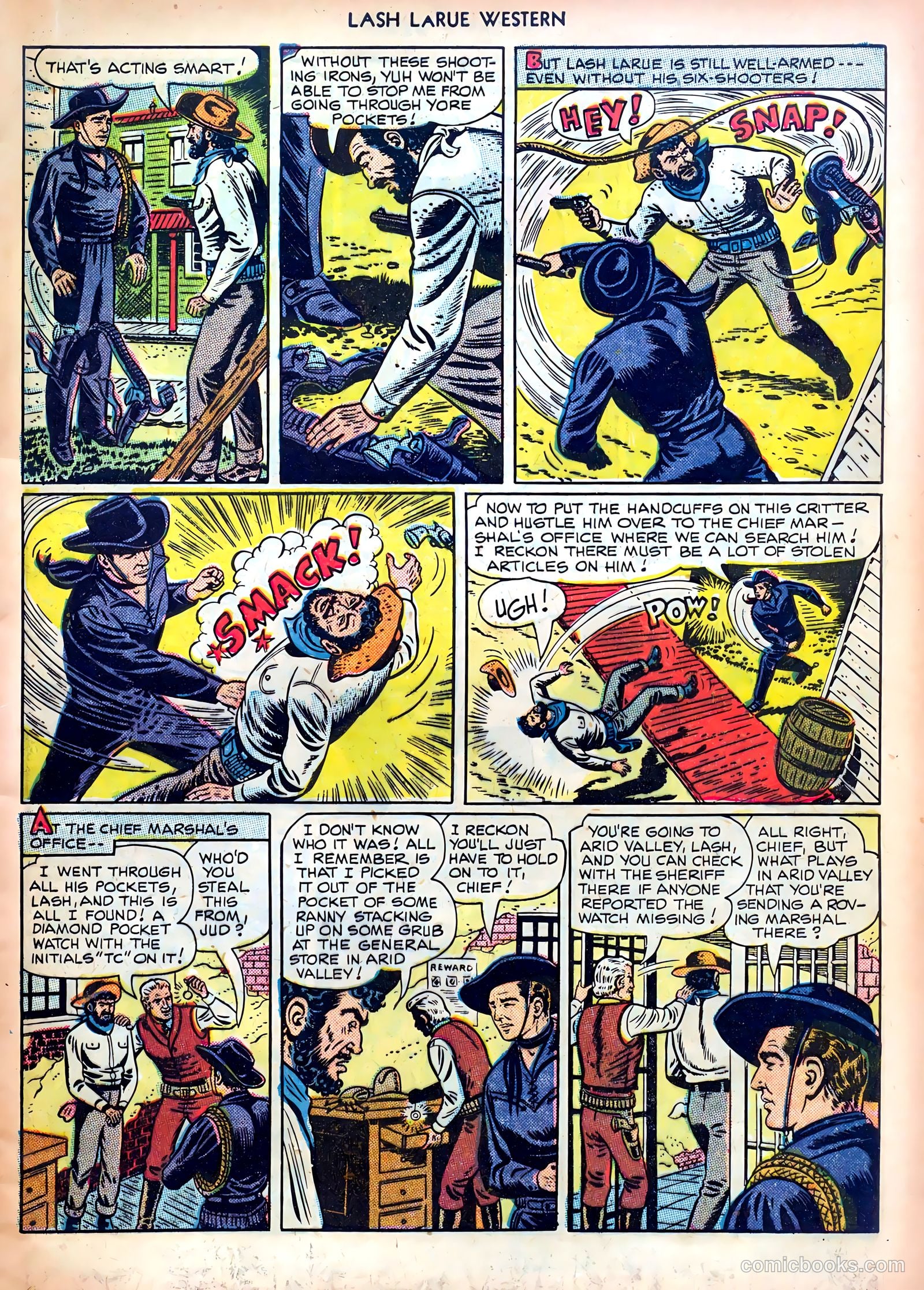 Lash LaRue Western #4 — page 5 of 36
